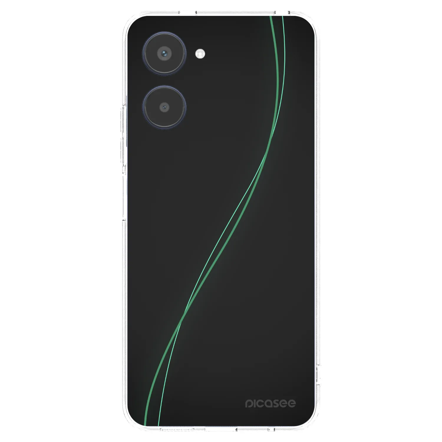 Picasee silikónový prehľadný obal pre Realme 10 4G - Be Different