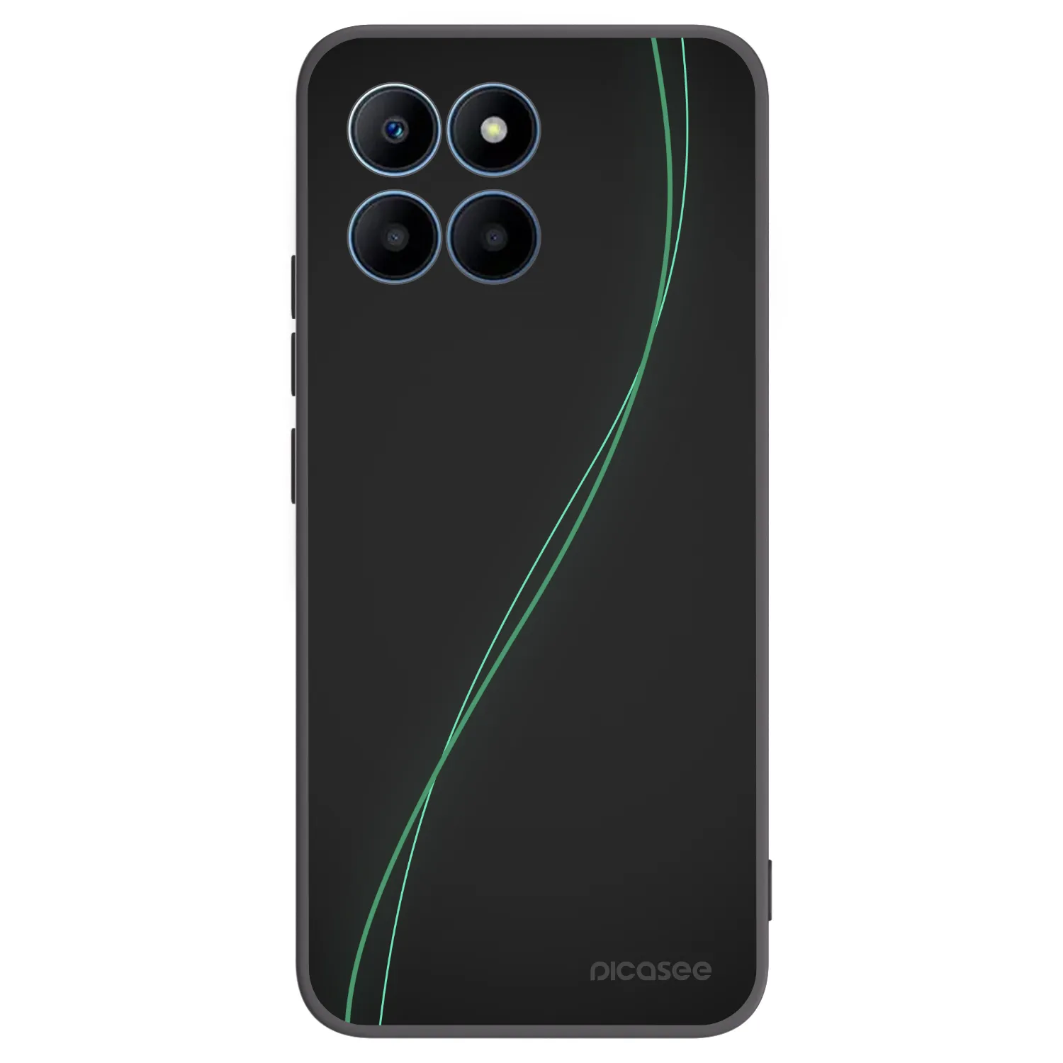 Picasee silikónový čierny obal pre Honor 70 Lite - Be Different