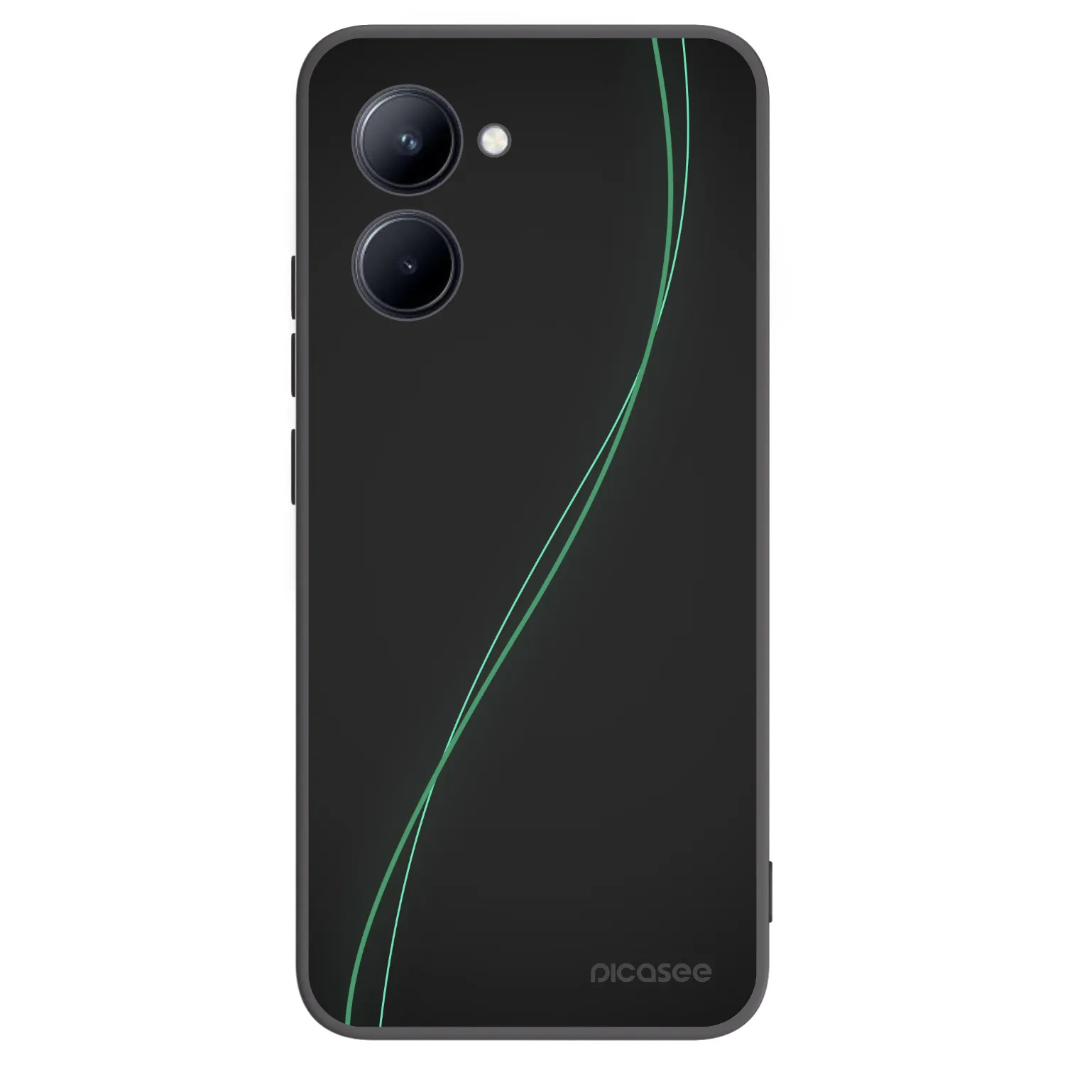 Picasee silikónový čierny obal pre Realme C33 (2023) - Be Different