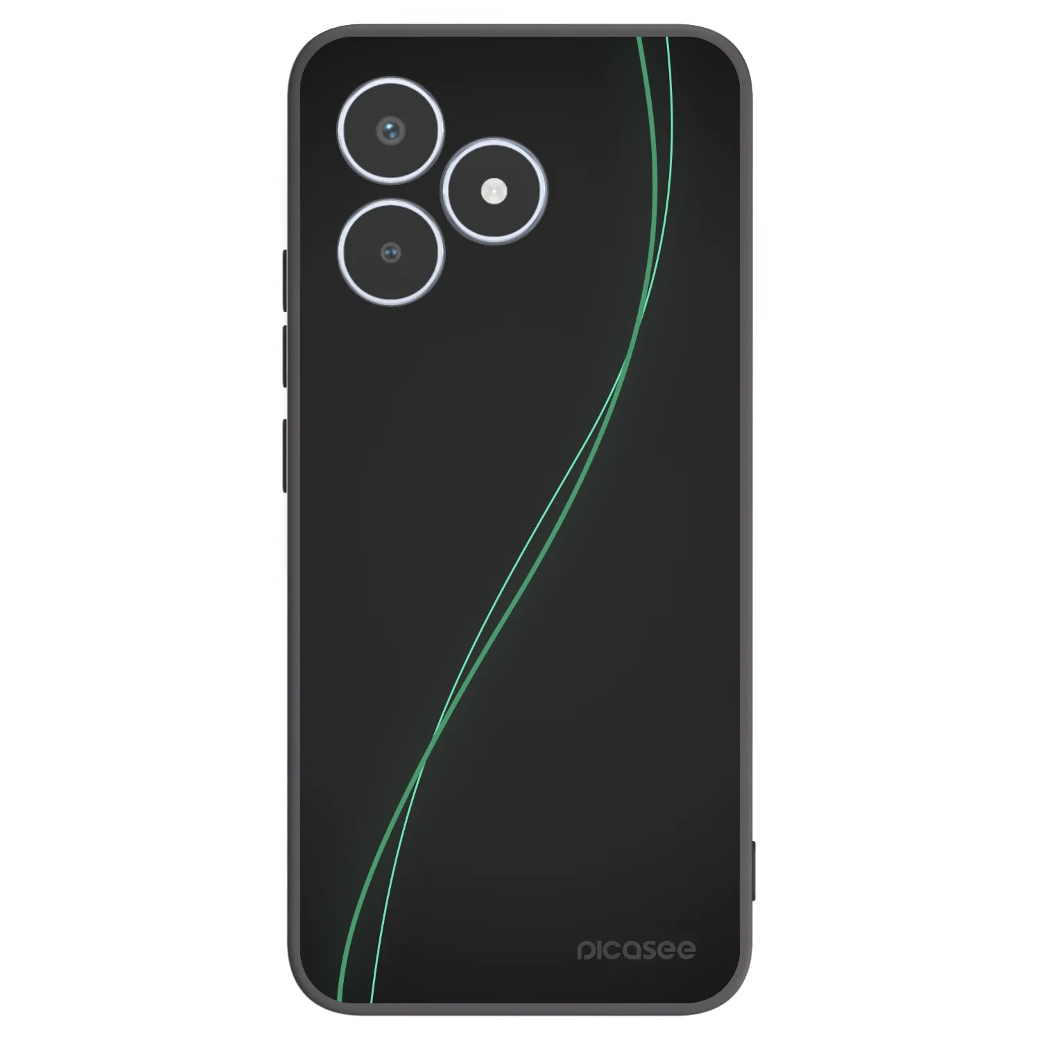 Picasee silikónový čierny obal pre Realme C53 - Be Different