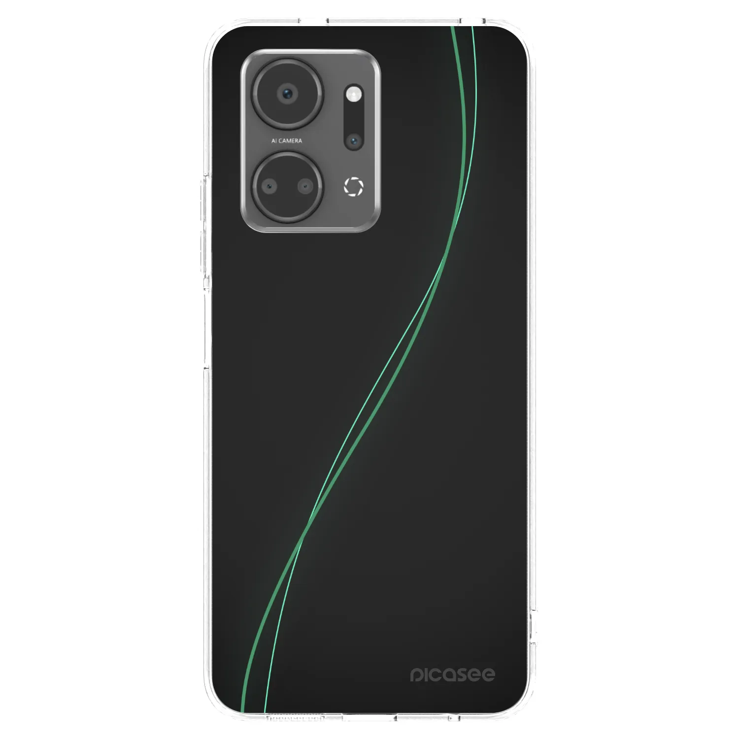 Picasee silikónový prehľadný obal pre Honor X7a - Be Different
