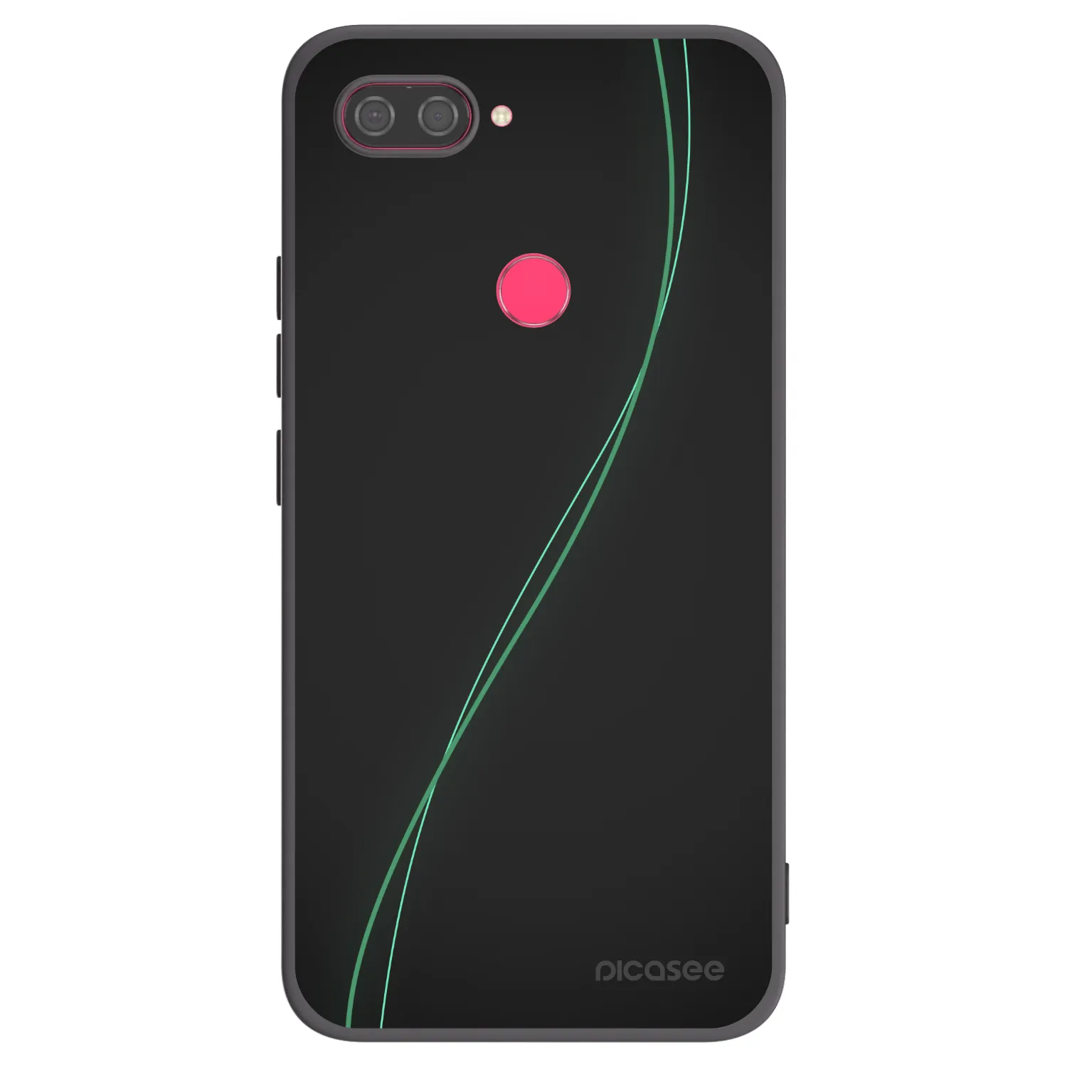 Picasee silikónový čierny obal pre Xiaomi Mi 8 Lite - Be Different