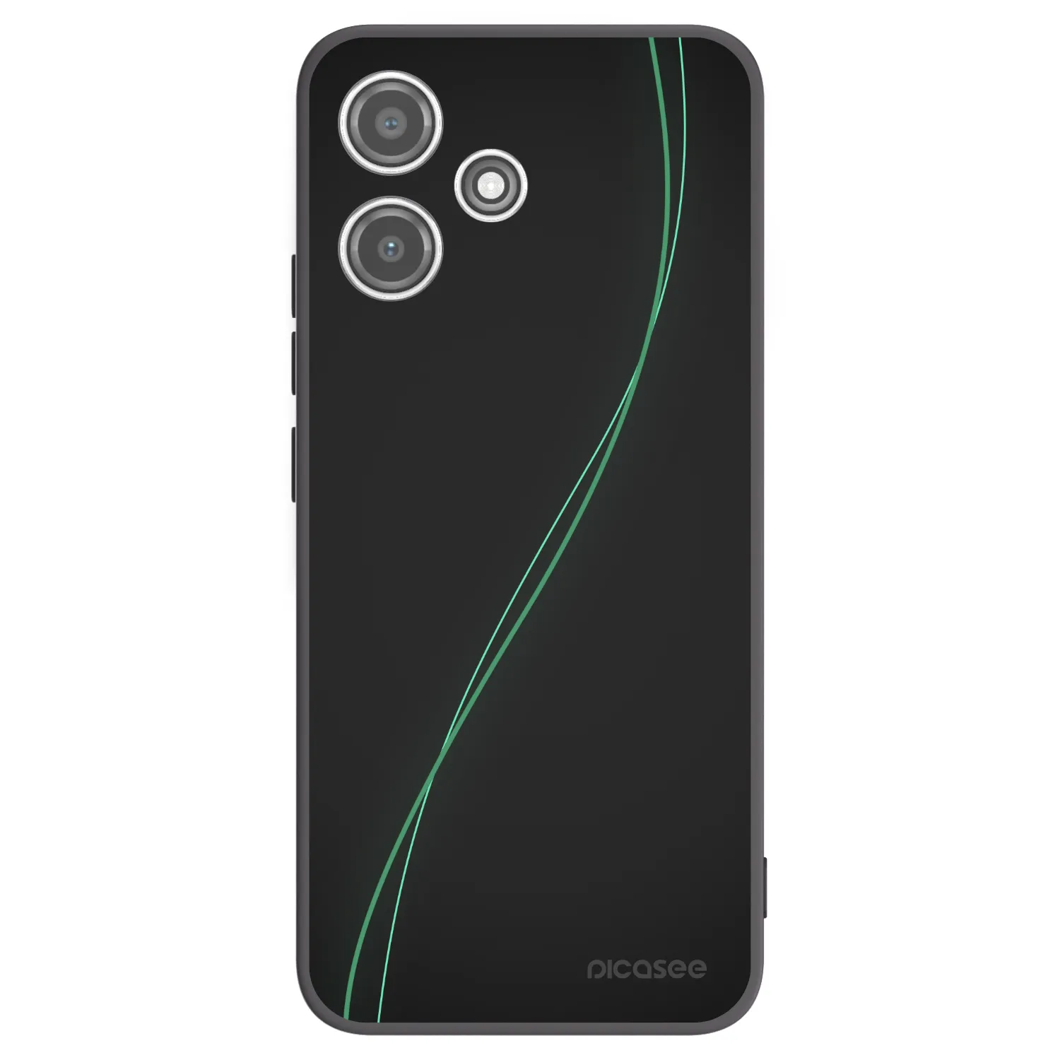 Picasee silikónový čierny obal pre Xiaomi Redmi 12 5G - Be Different