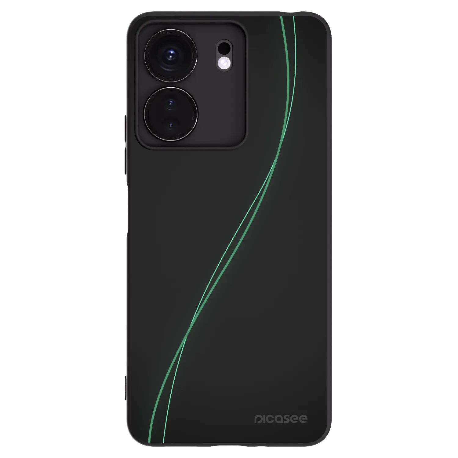Silikónový čierny obal pre Xiaomi Redmi 13C 4G - Be Different
