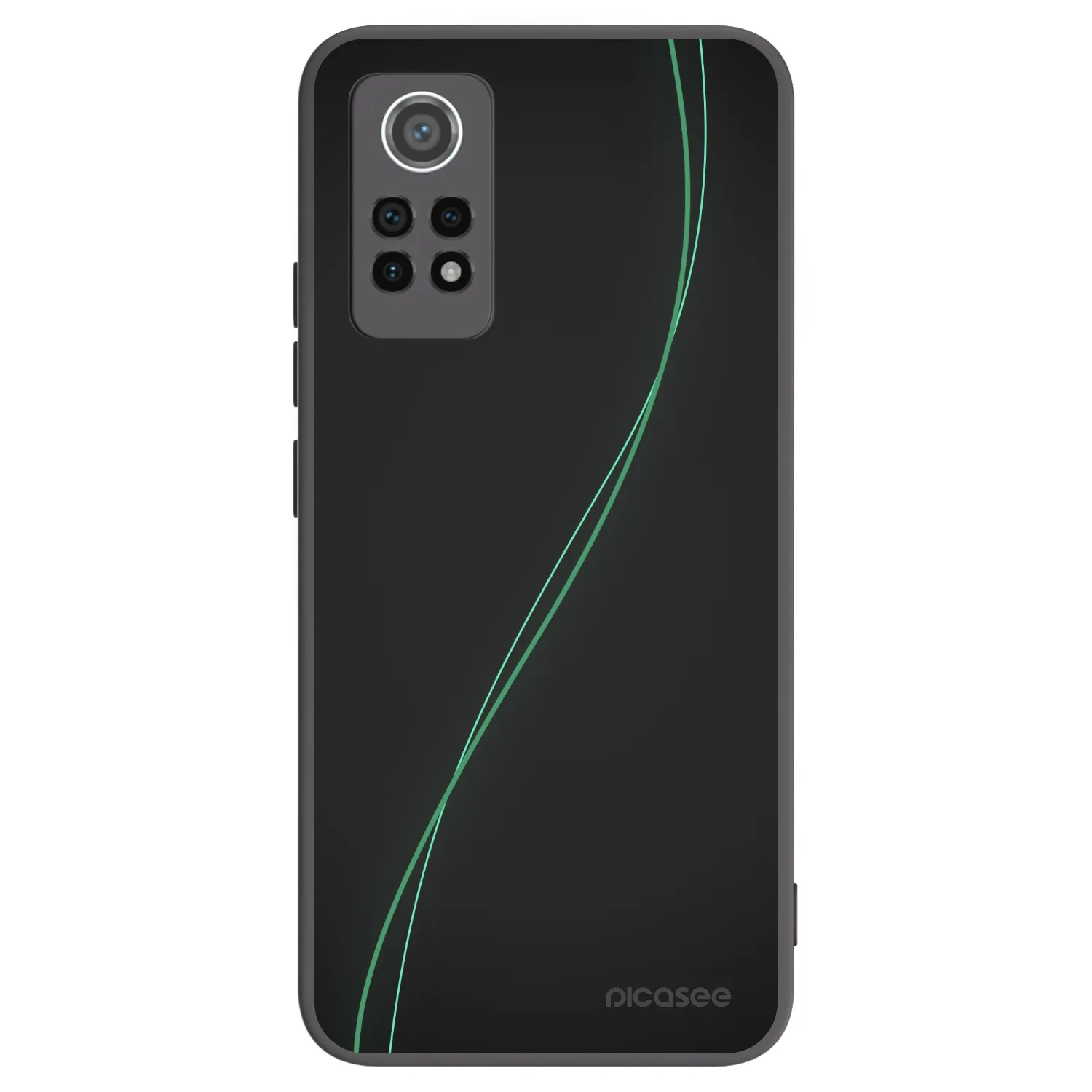 Picasee silikónový čierny obal pre Xiaomi Redmi Note 12 Pro 4G - Be Different