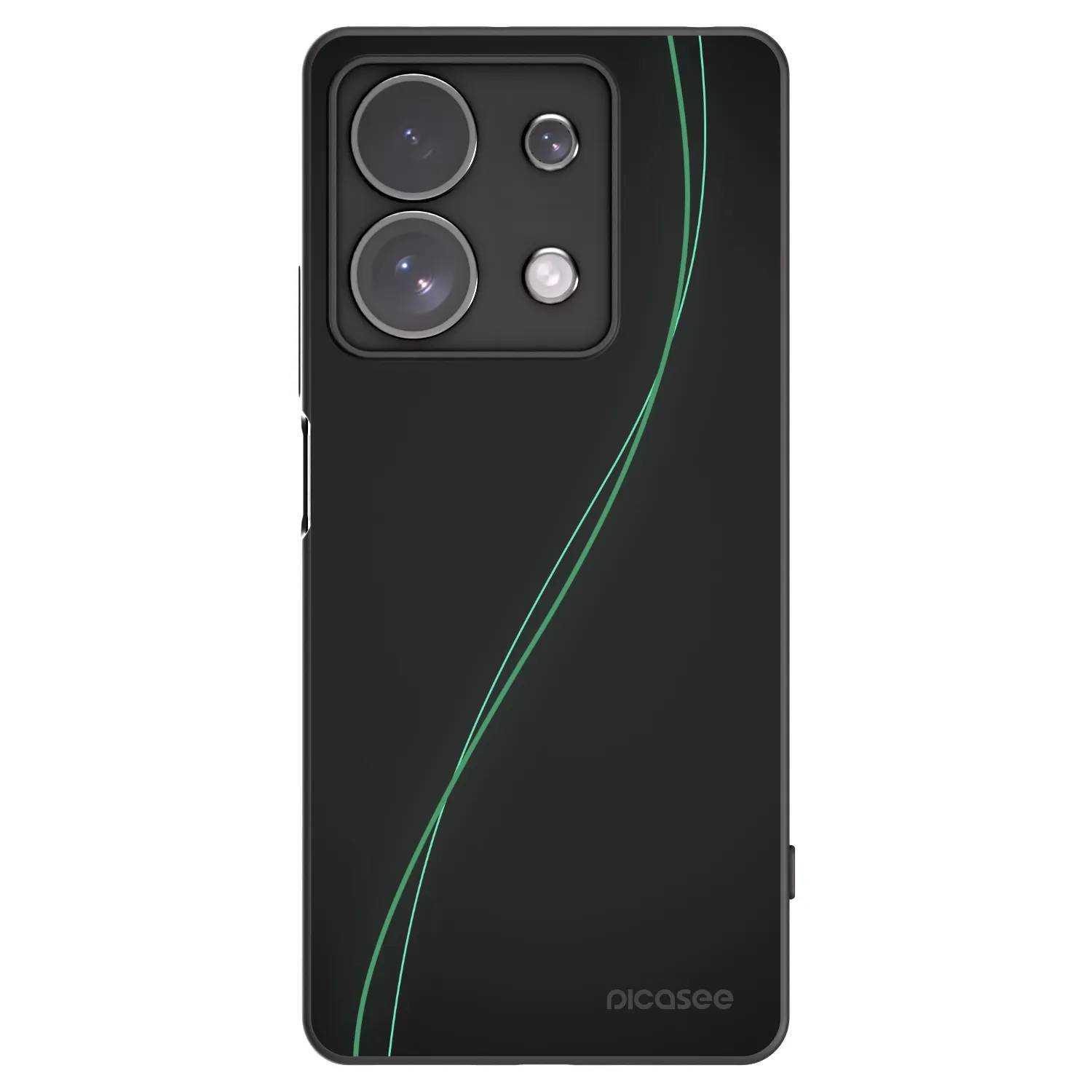 Silikónový čierny obal pre Xiaomi Redmi Note 13 Pro 4G - Be Different