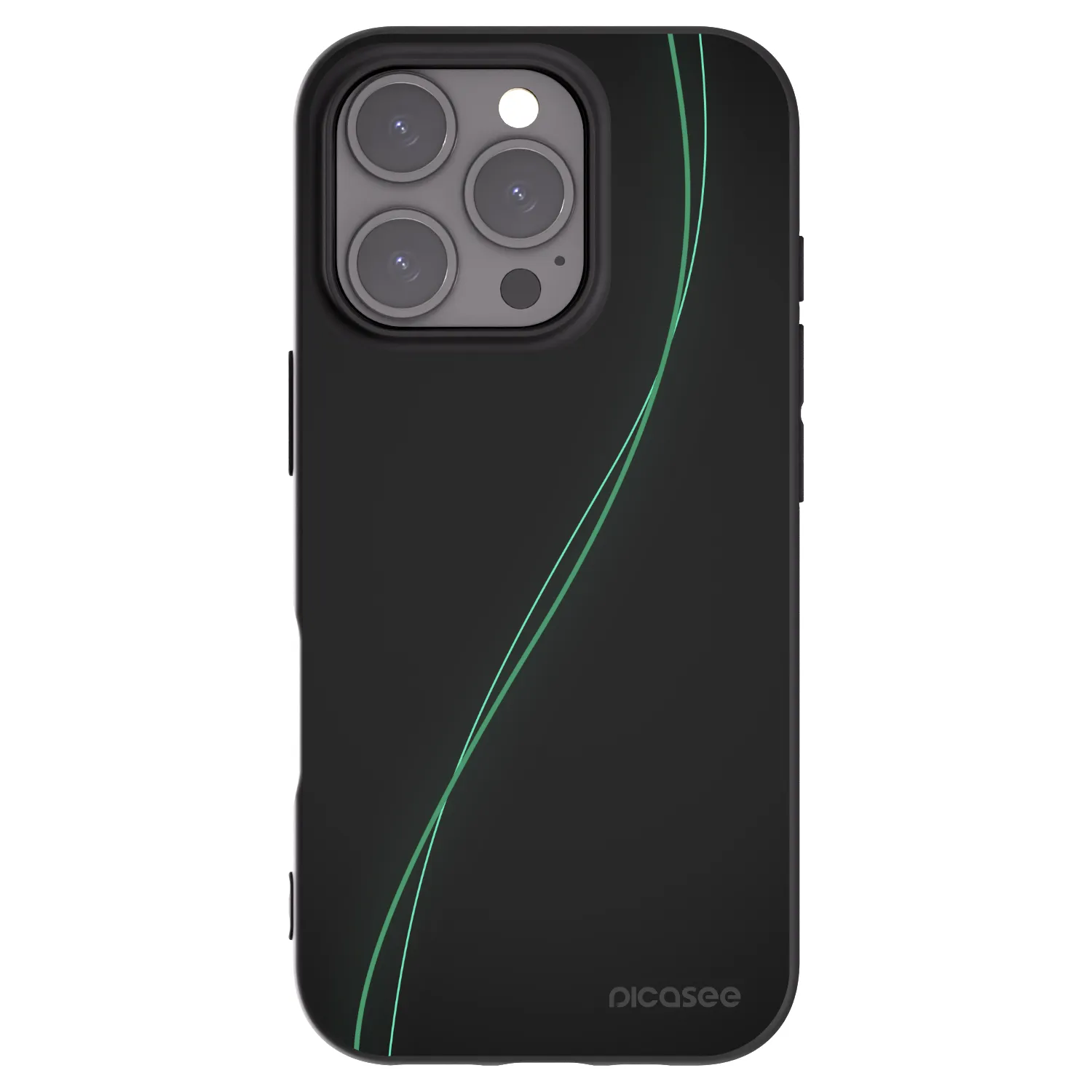 Silikónový čierny obal pre Apple iPhone 16 Pro - Be Different