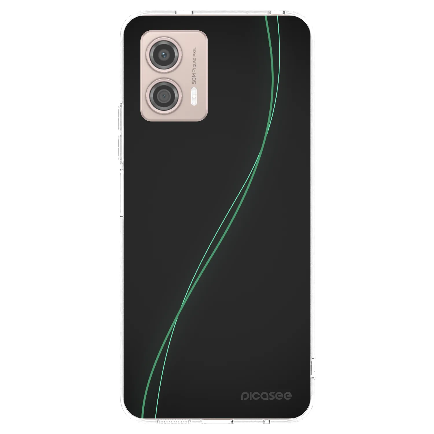 Silikónový prehľadný obal pre Motorola Moto G53 5G - Be Different