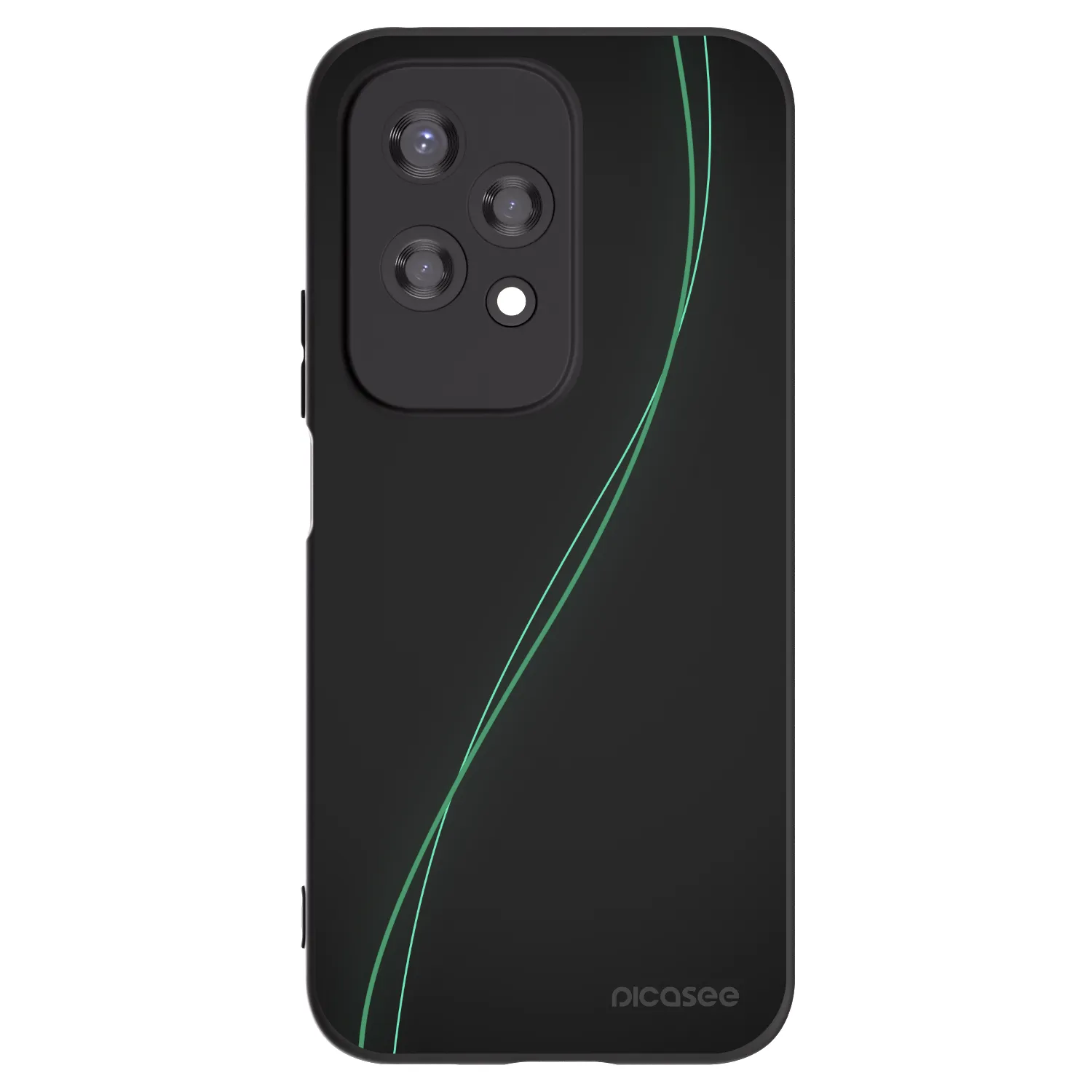 Silikónový čierny obal pre Honor 200 Lite - Be Different