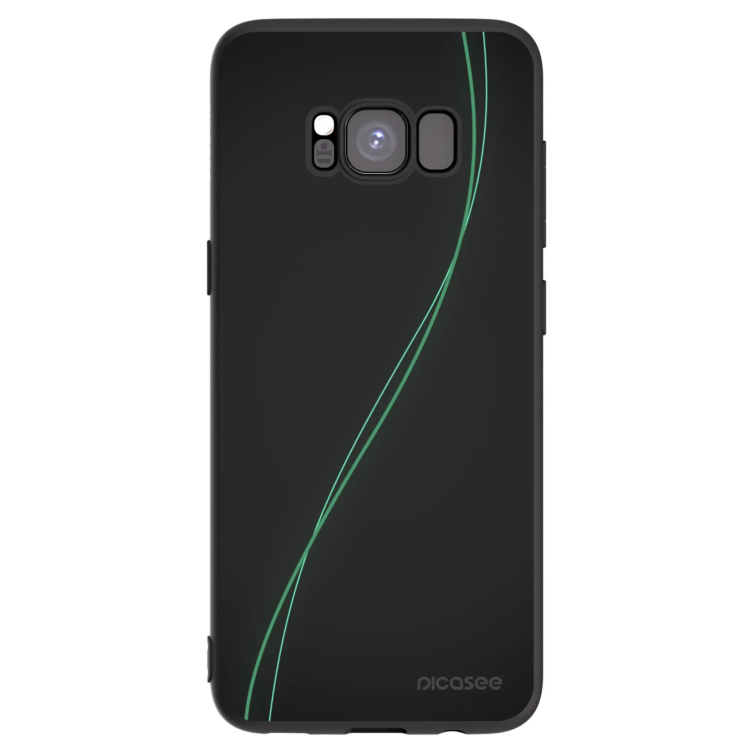 Picasee silikónový čierny obal pre Samsung Galaxy S8 G950F - Be Different