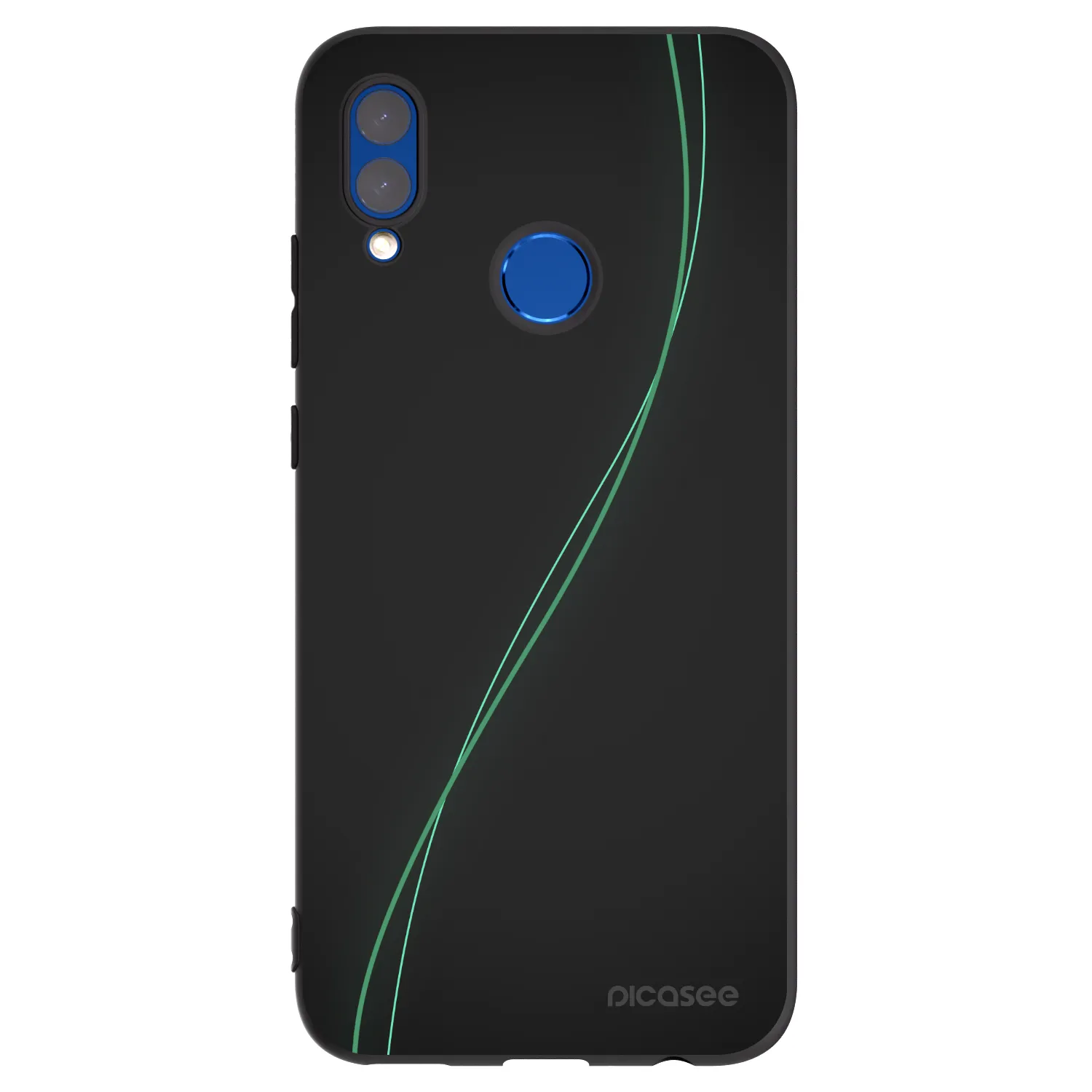 Picasee silikónový čierny obal pre Honor 10 Lite - Be Different