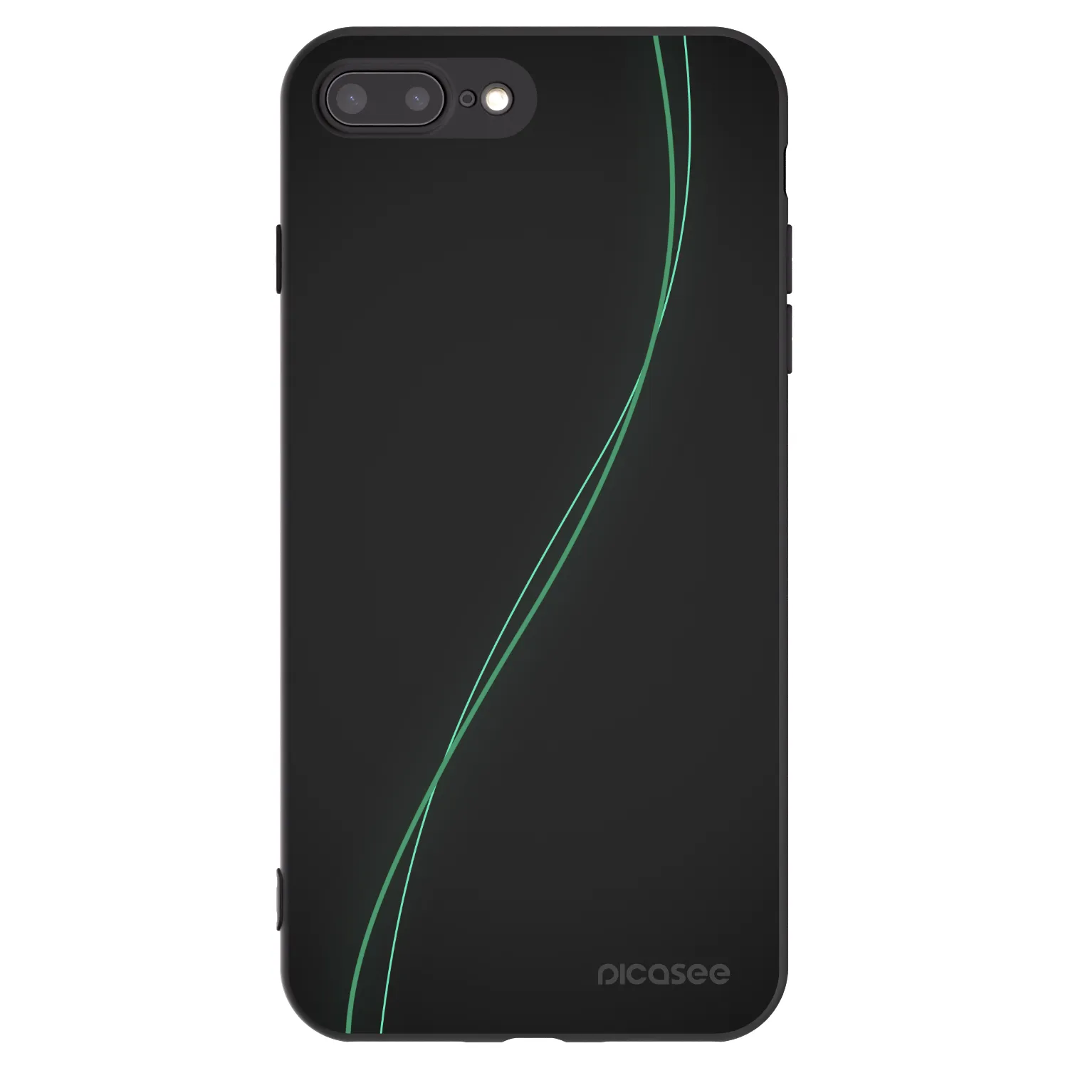 Picasee silikónový čierny obal pre Apple iPhone 7 Plus - Be Different