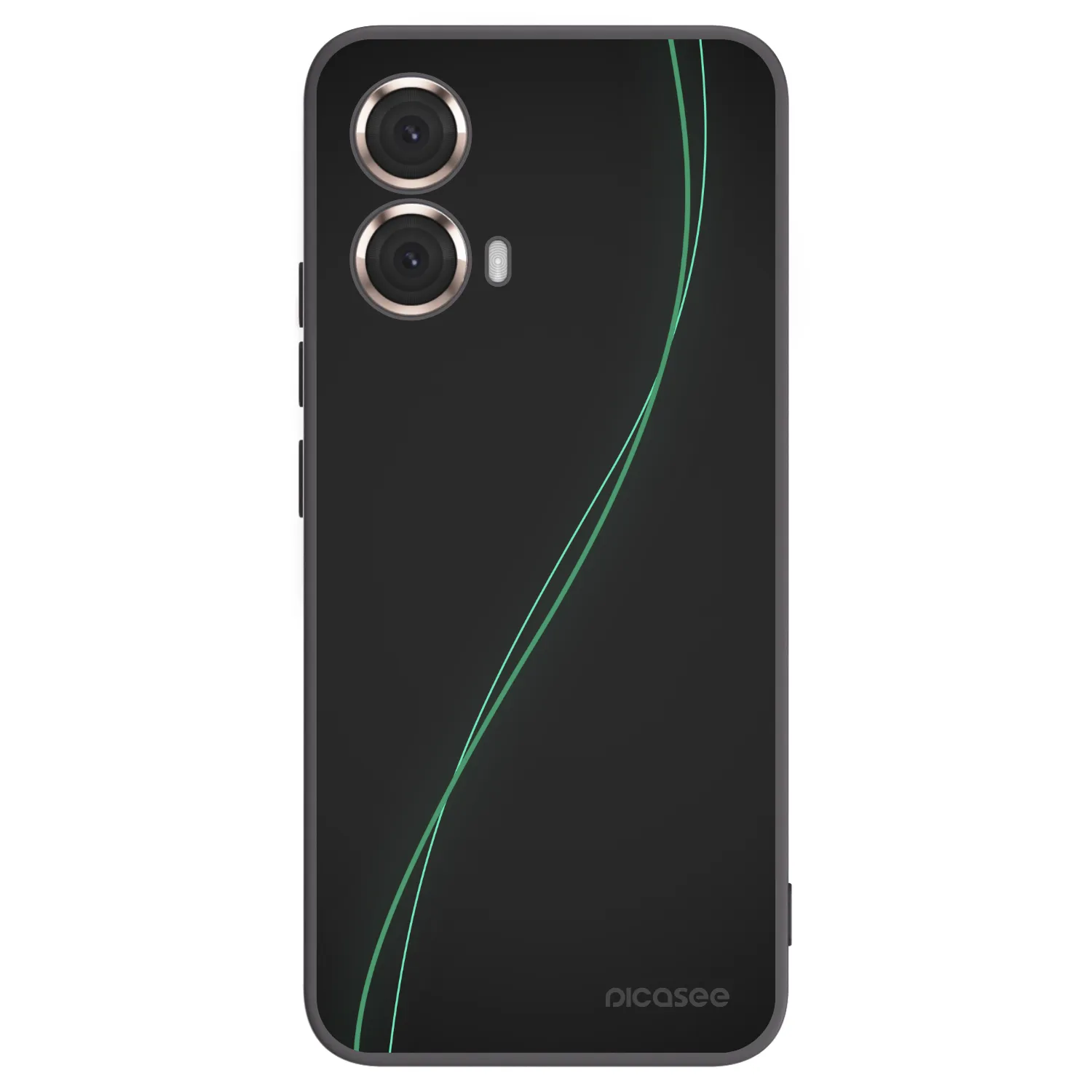 Silikónový čierny obal pre Motorola Moto G85 - Be Different