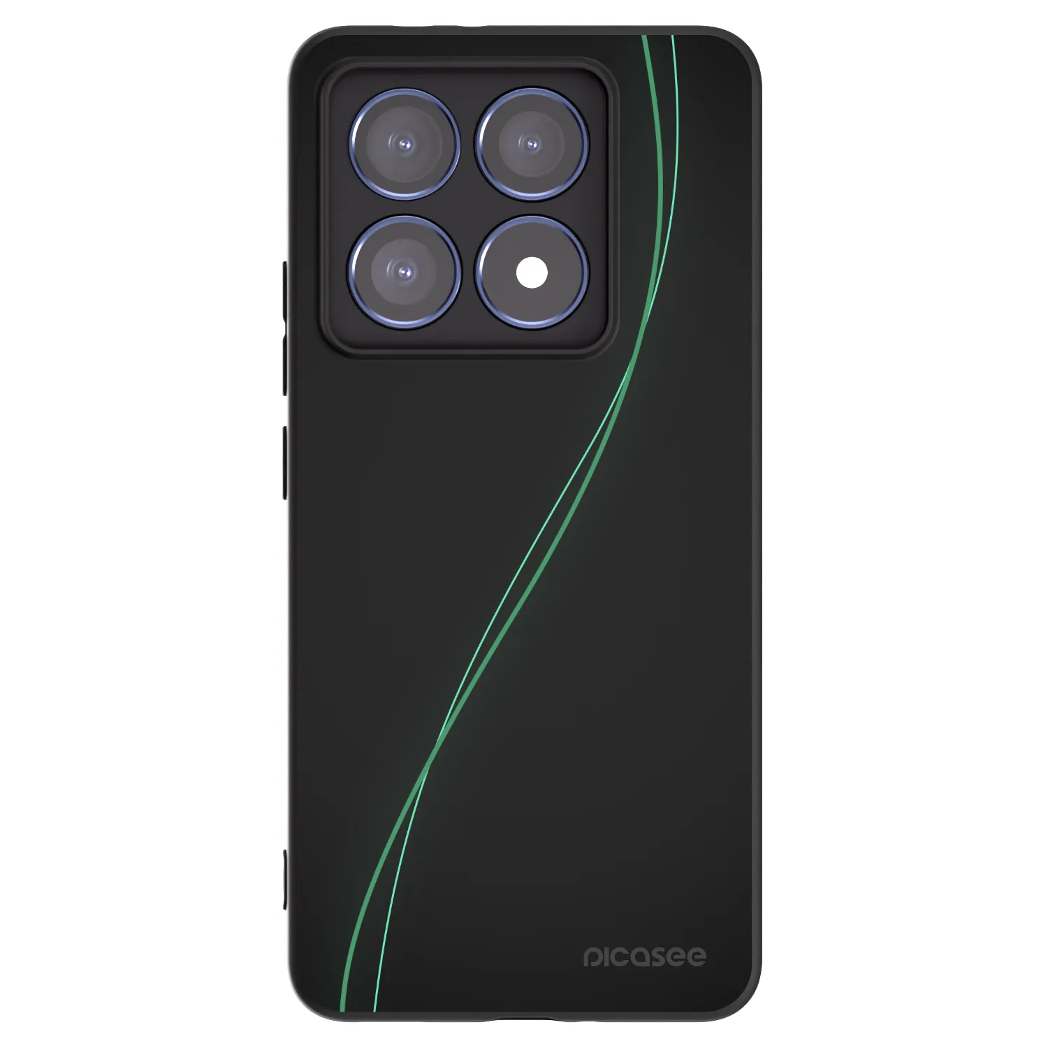 Silikónový čierny obal pre Xiaomi 14T Pro - Be Different