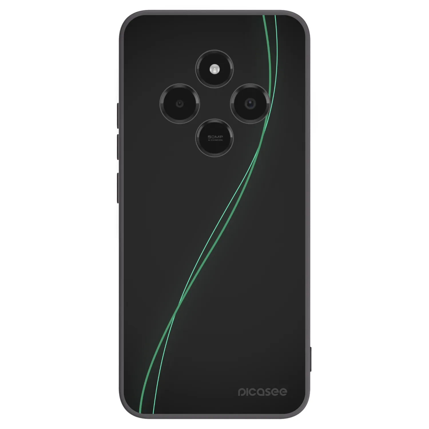 Silikónový čierny obal pre Xiaomi Poco C75 - Be Different