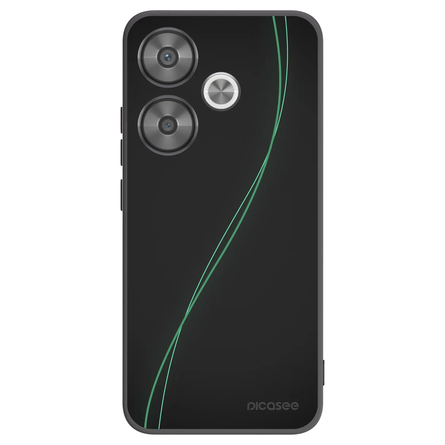 Silikónový čierny obal pre Xiaomi Poco F6 - Be Different