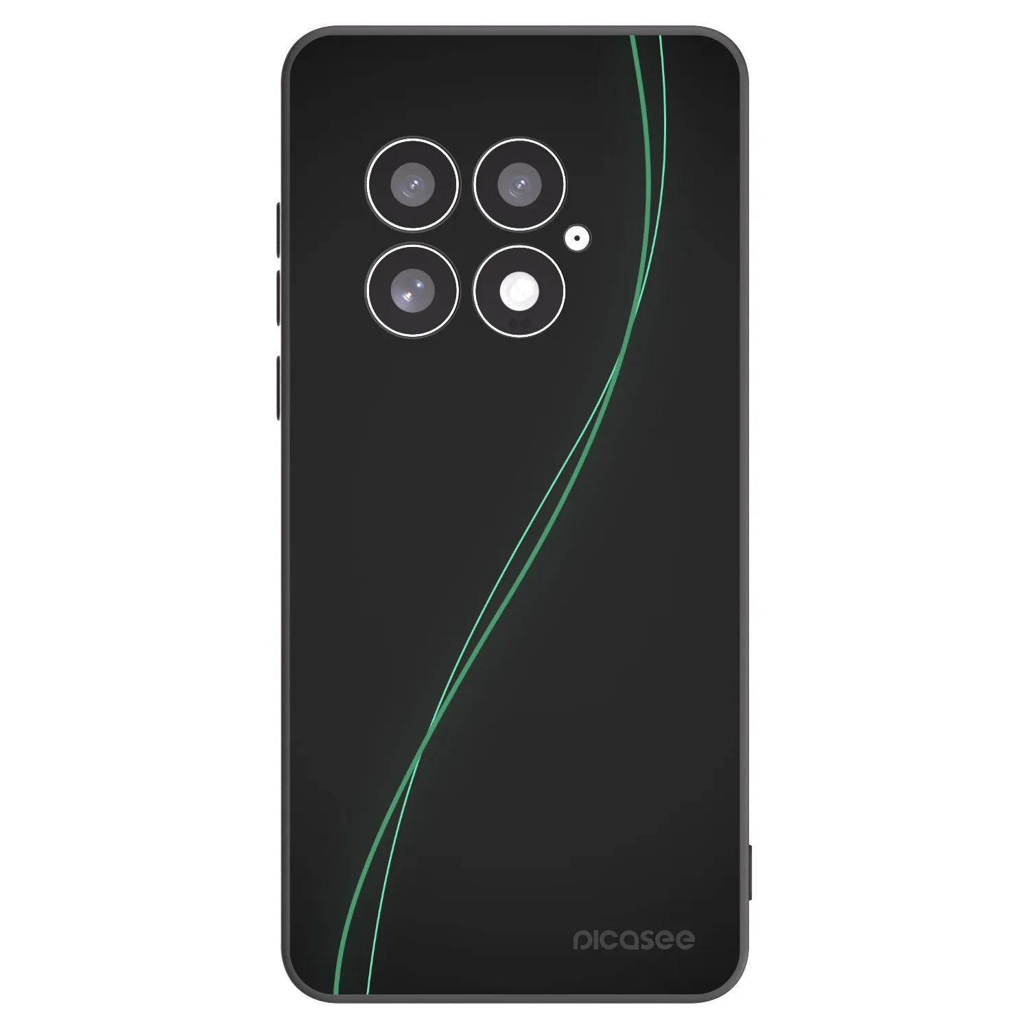 Picasee silikónový čierny obal pre OnePlus 13 5G - Be Different