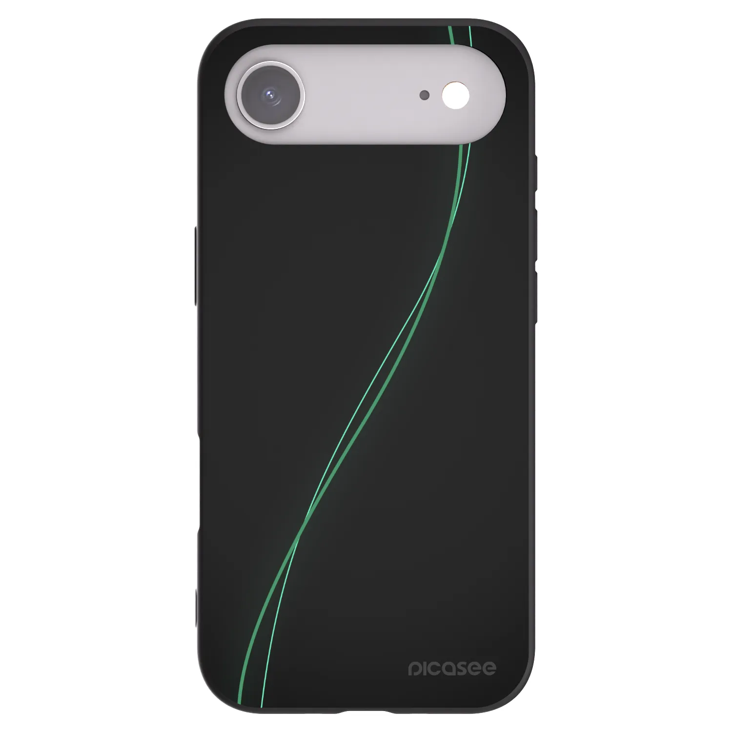 Silikónový čierny obal pre Apple iPhone Air - Be Different