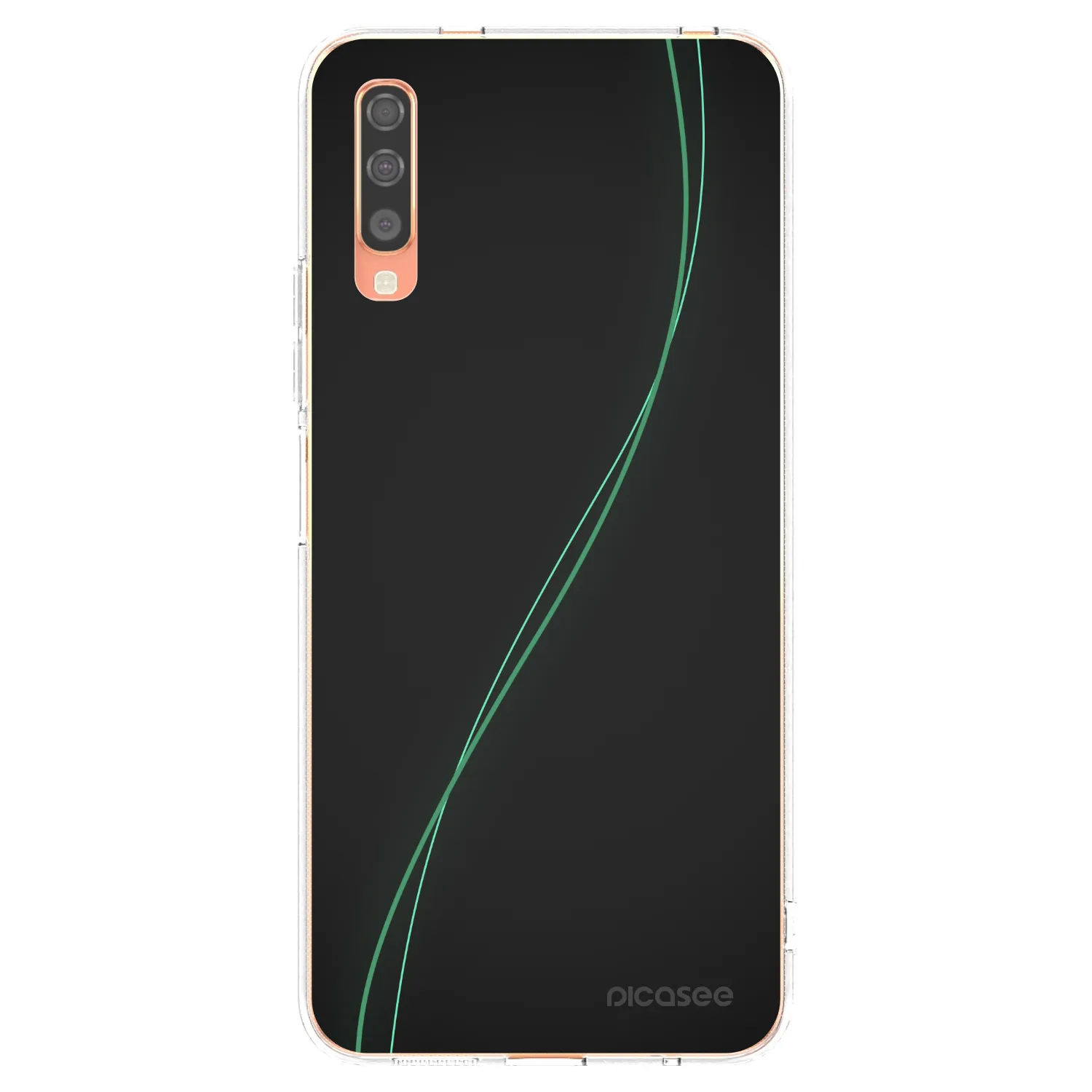 Picasee silikónový prehľadný obal pre Samsung Galaxy A70 A705F - Be Different