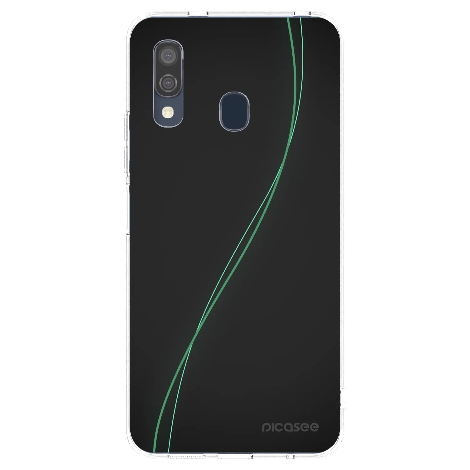 Picasee silikónový prehľadný obal pre Samsung Galaxy A40 A405F - Be Different
