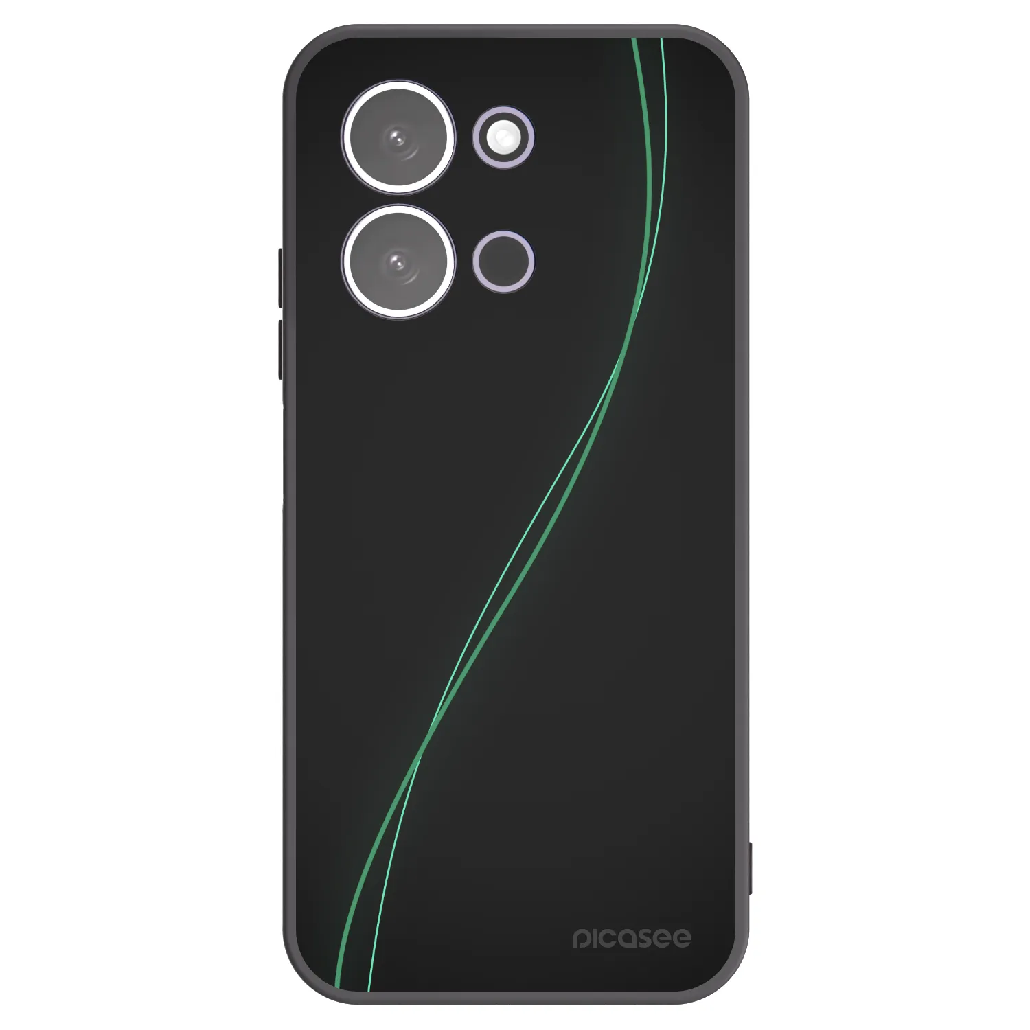 Silikónový čierny obal pre Xiaomi Redmi 15C 5G - Be Different