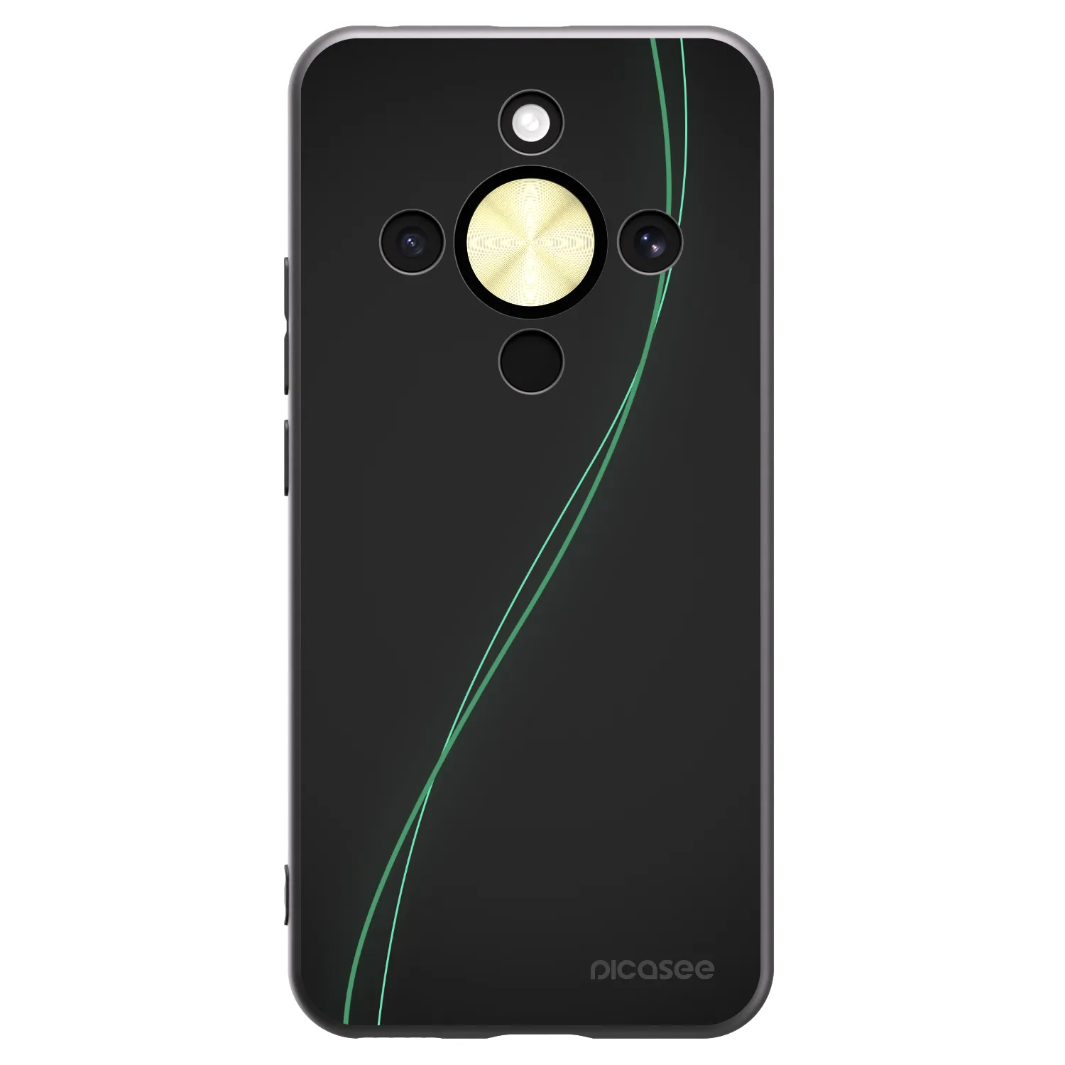 Picasee silikónový čierny obal pre Honor Magic8 Lite 5G - Be Different