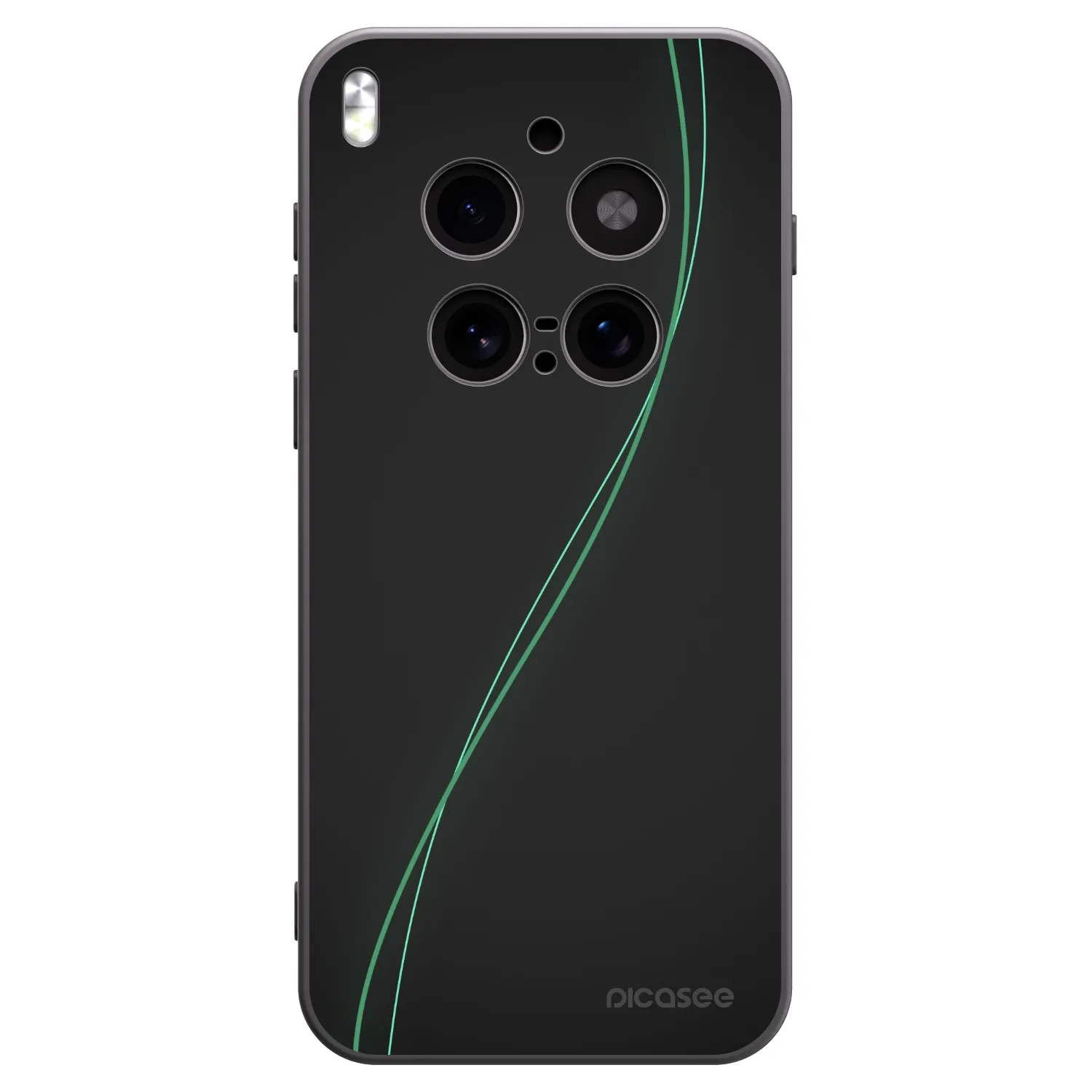 Picasee silikónový čierny obal pre Vivo X300 Pro - Be Different
