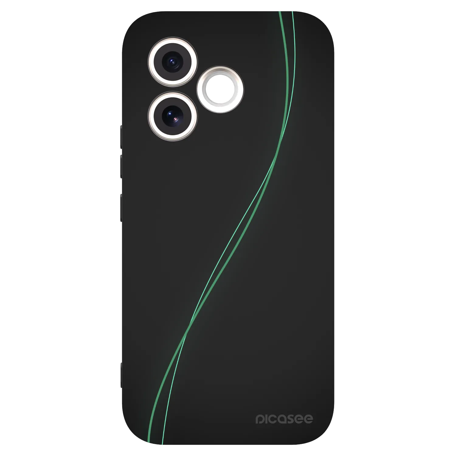 Picasee silikónový čierny obal pre Honor 600 Lite - Be Different