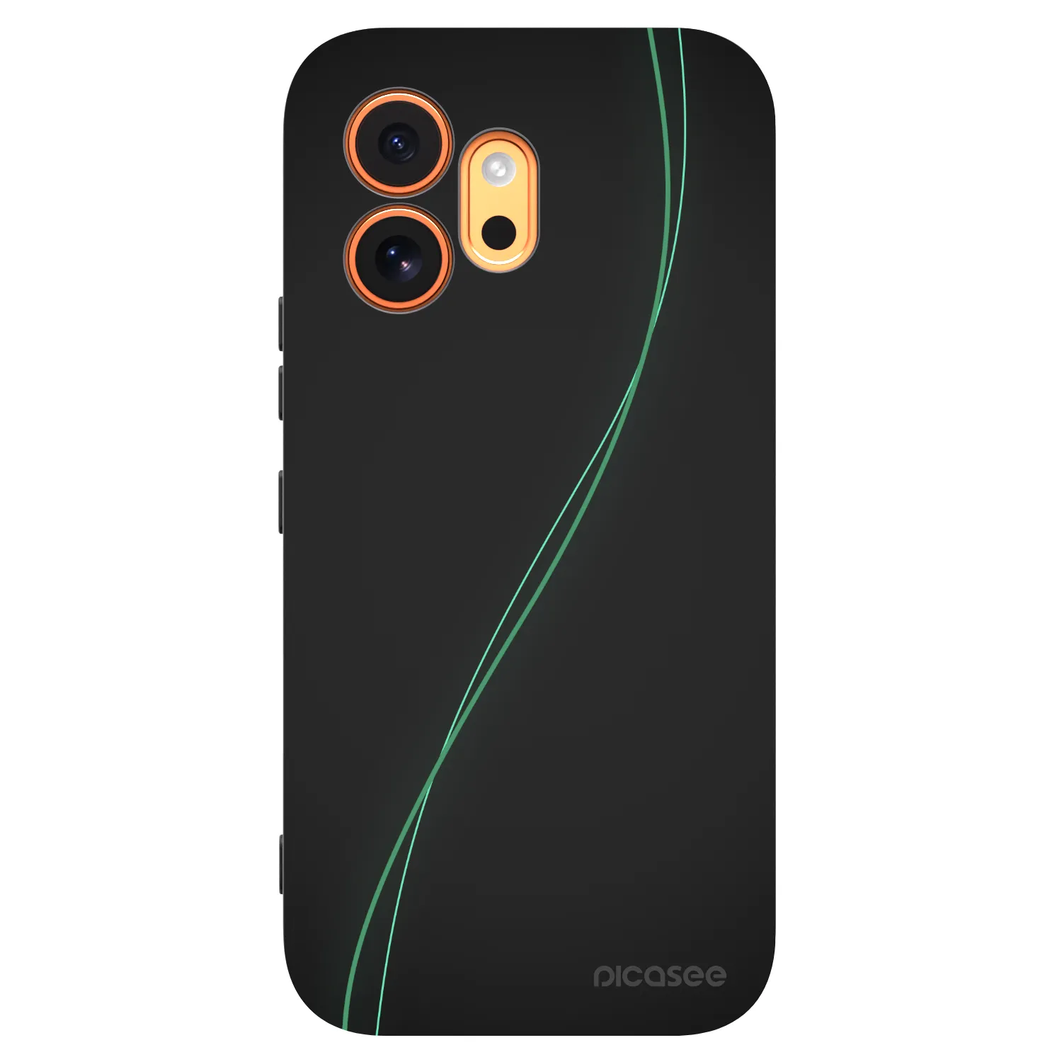Picasee silikónový čierny obal pre Honor 600 - Be Different