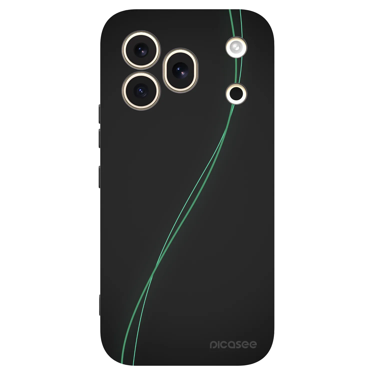 Picasee silikónový čierny obal pre Honor 600 Pro - Be Different