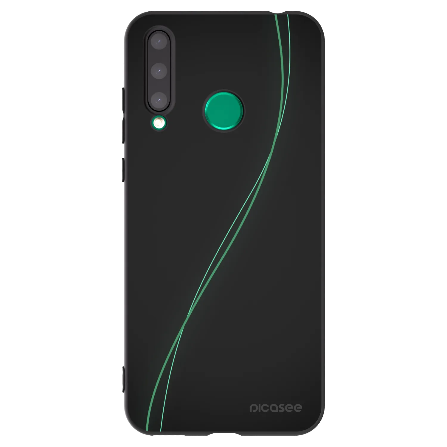 Picasee silikónový čierny obal pre Honor 20 Lite - Be Different
