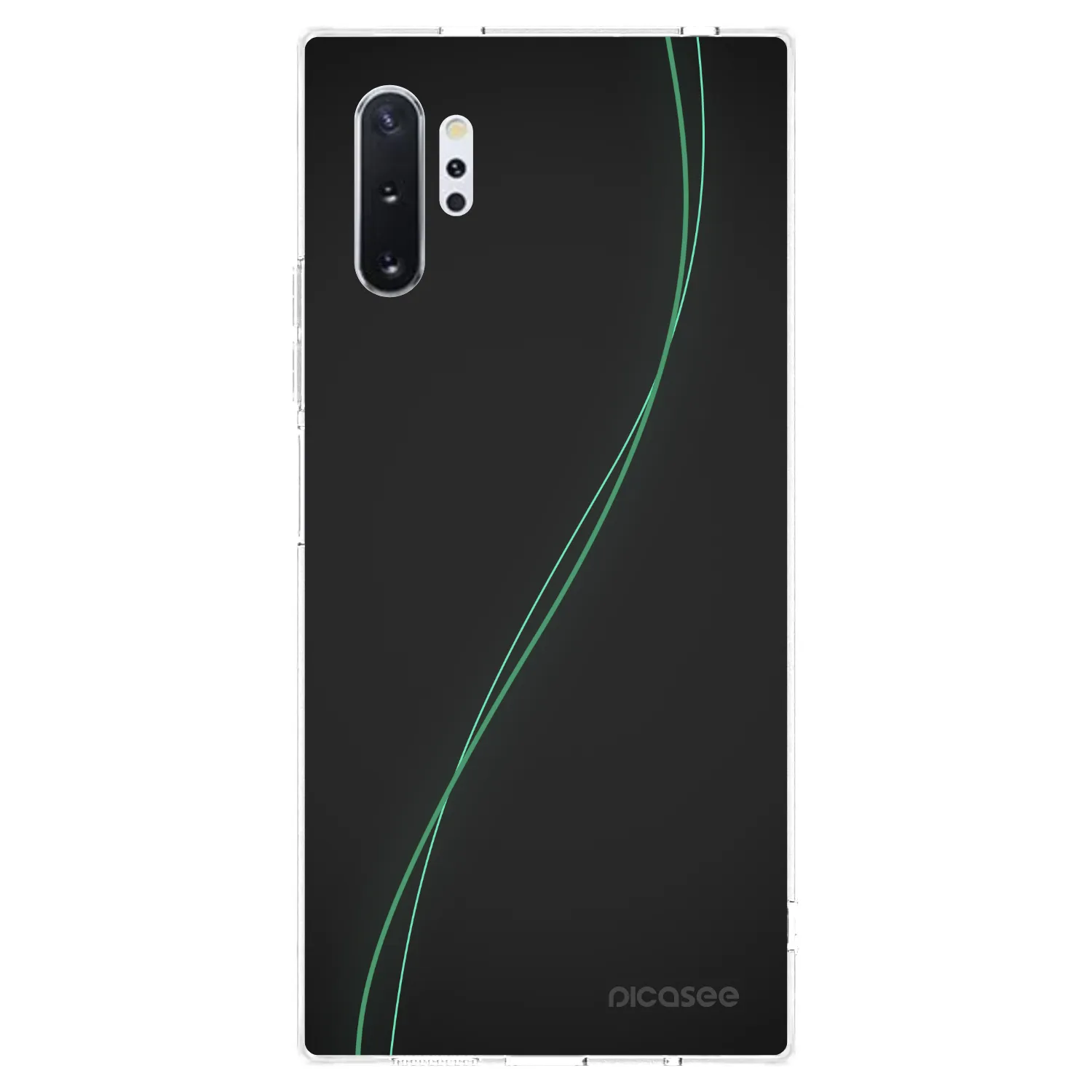 Picasee silikónový prehľadný obal pre Samsung Galaxy Note 10+ N975F - Be Different
