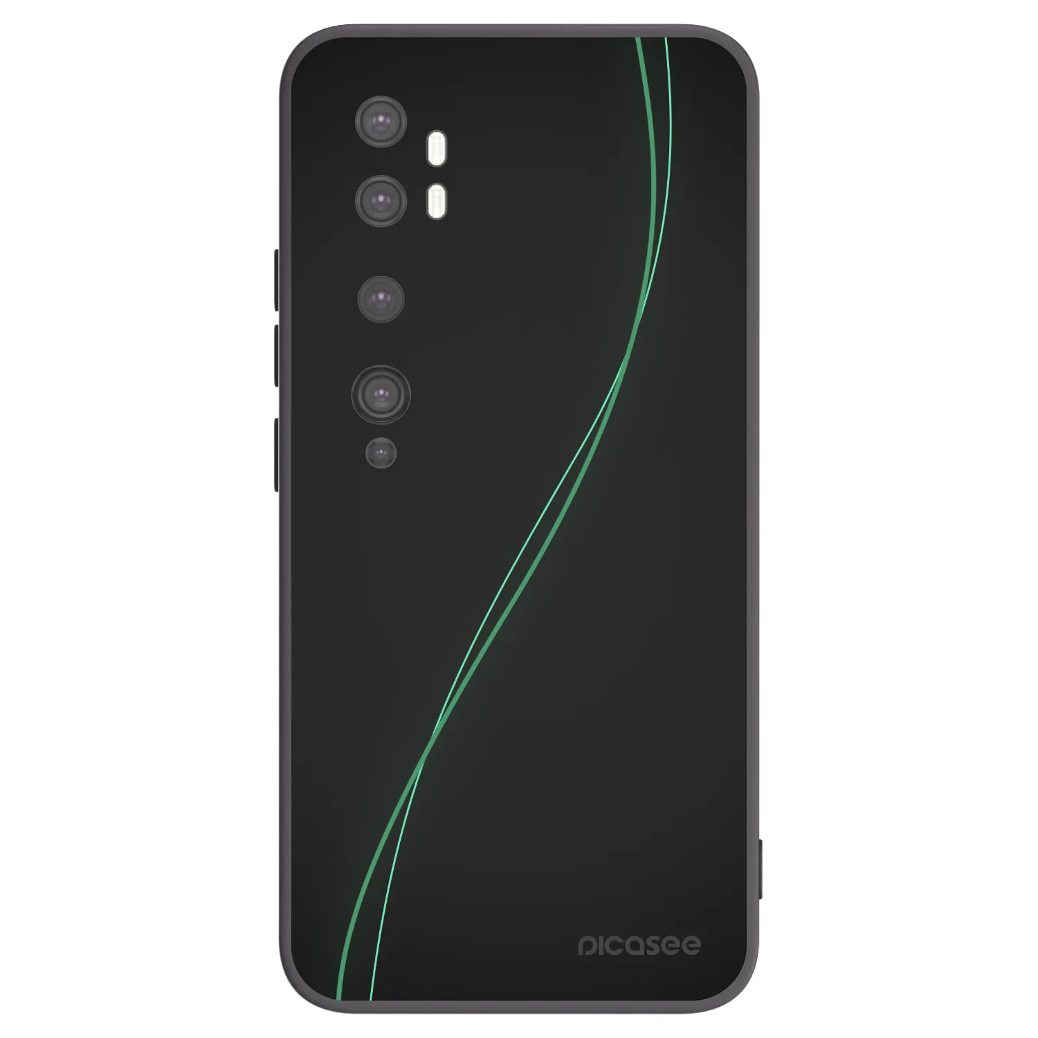 Picasee silikónový čierny obal pre Xiaomi Mi Note 10 (Pro) - Be Different