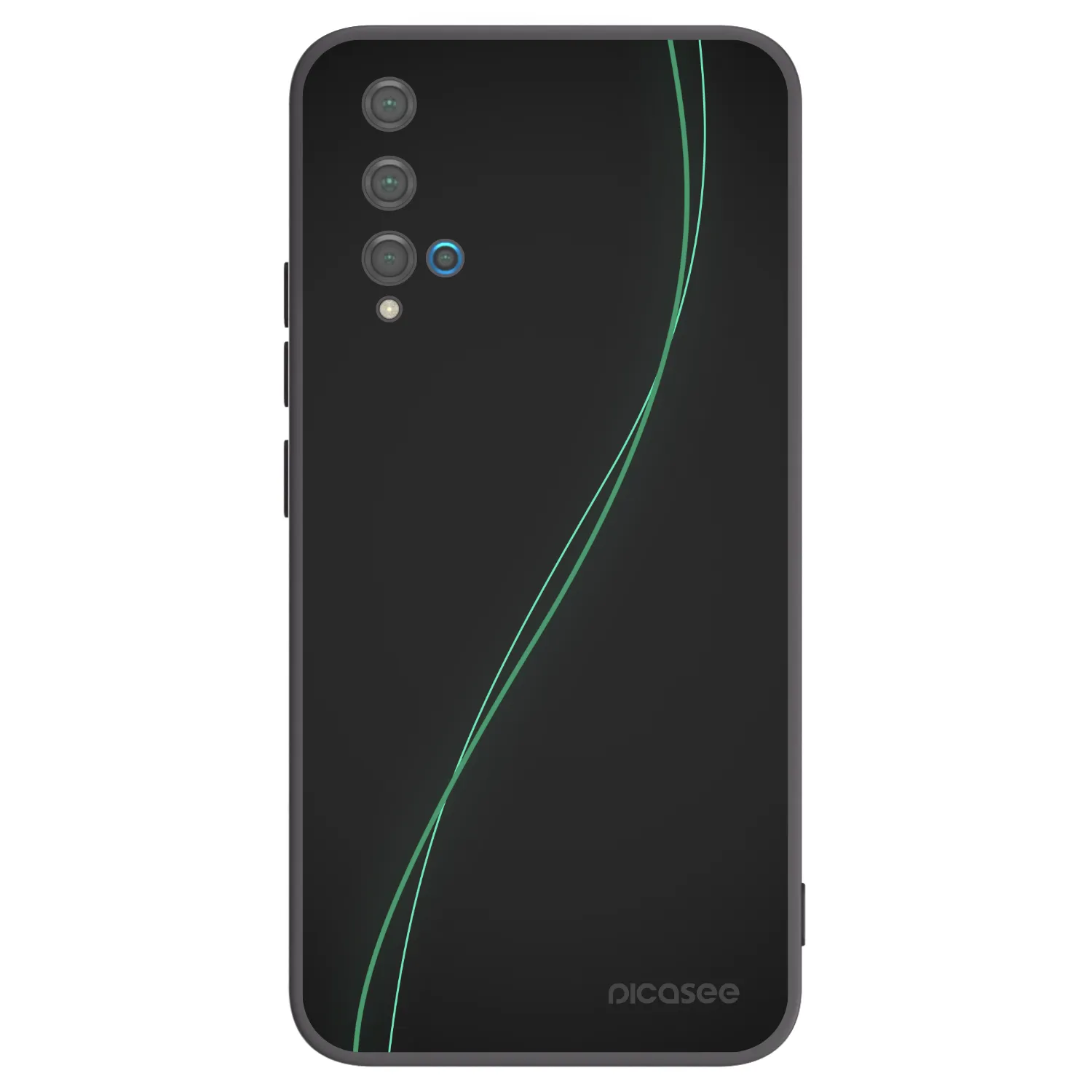 Picasee silikónový čierny obal pre Huawei Nova 5T - Be Different