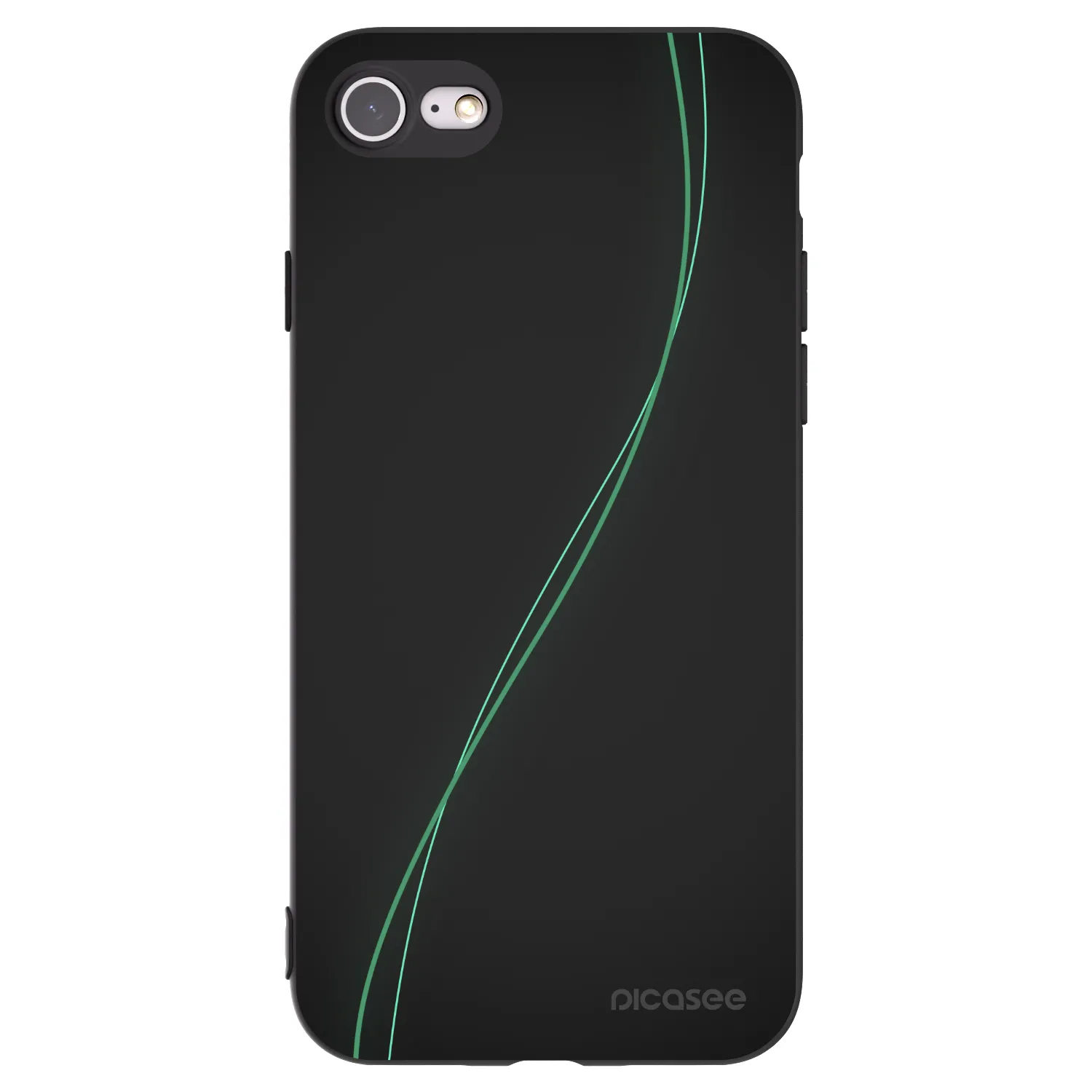 Silikónový čierny obal pre Apple iPhone SE 2020 - Be Different