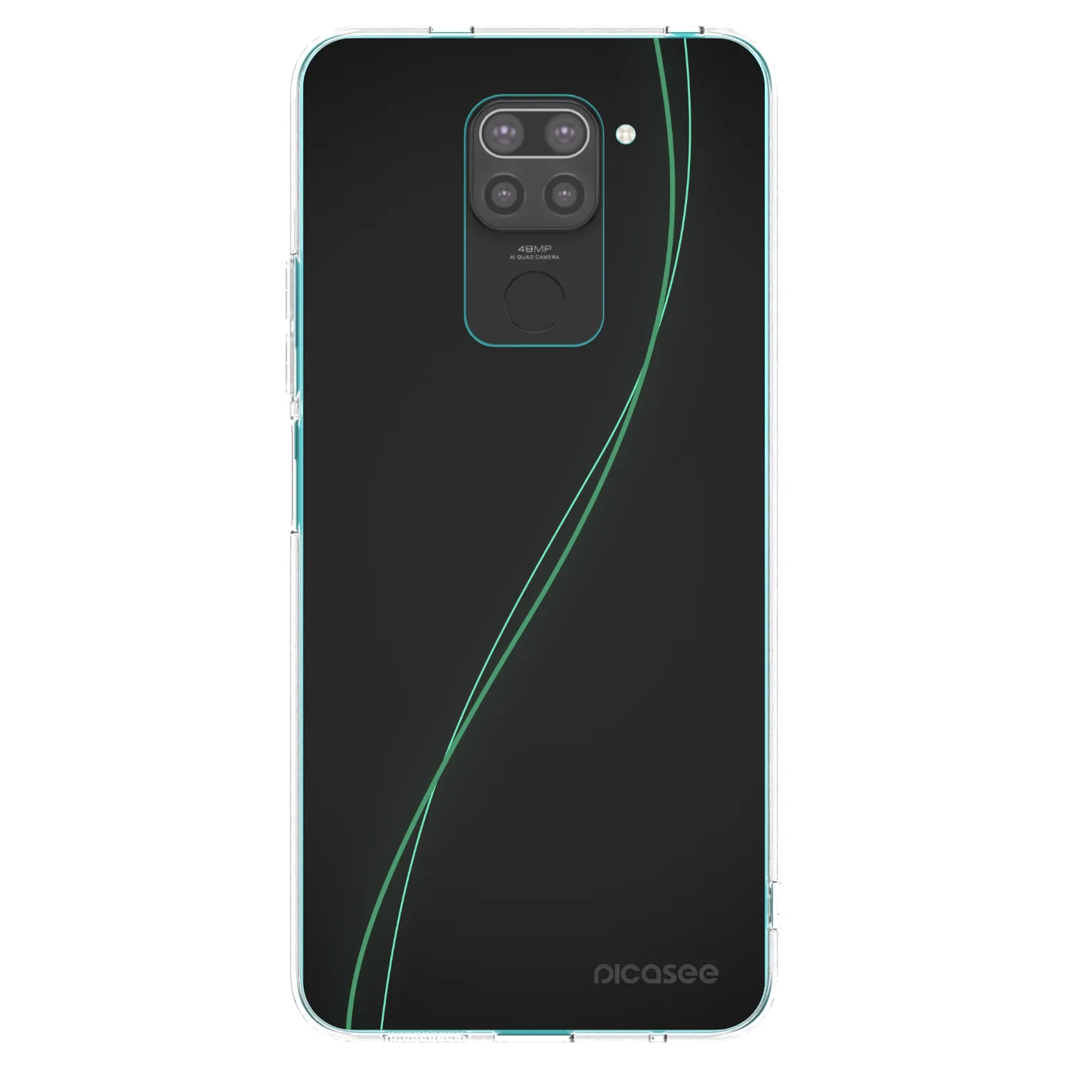 Picasee silikónový čierny obal pre Xiaomi Redmi Note 9 - Be Different