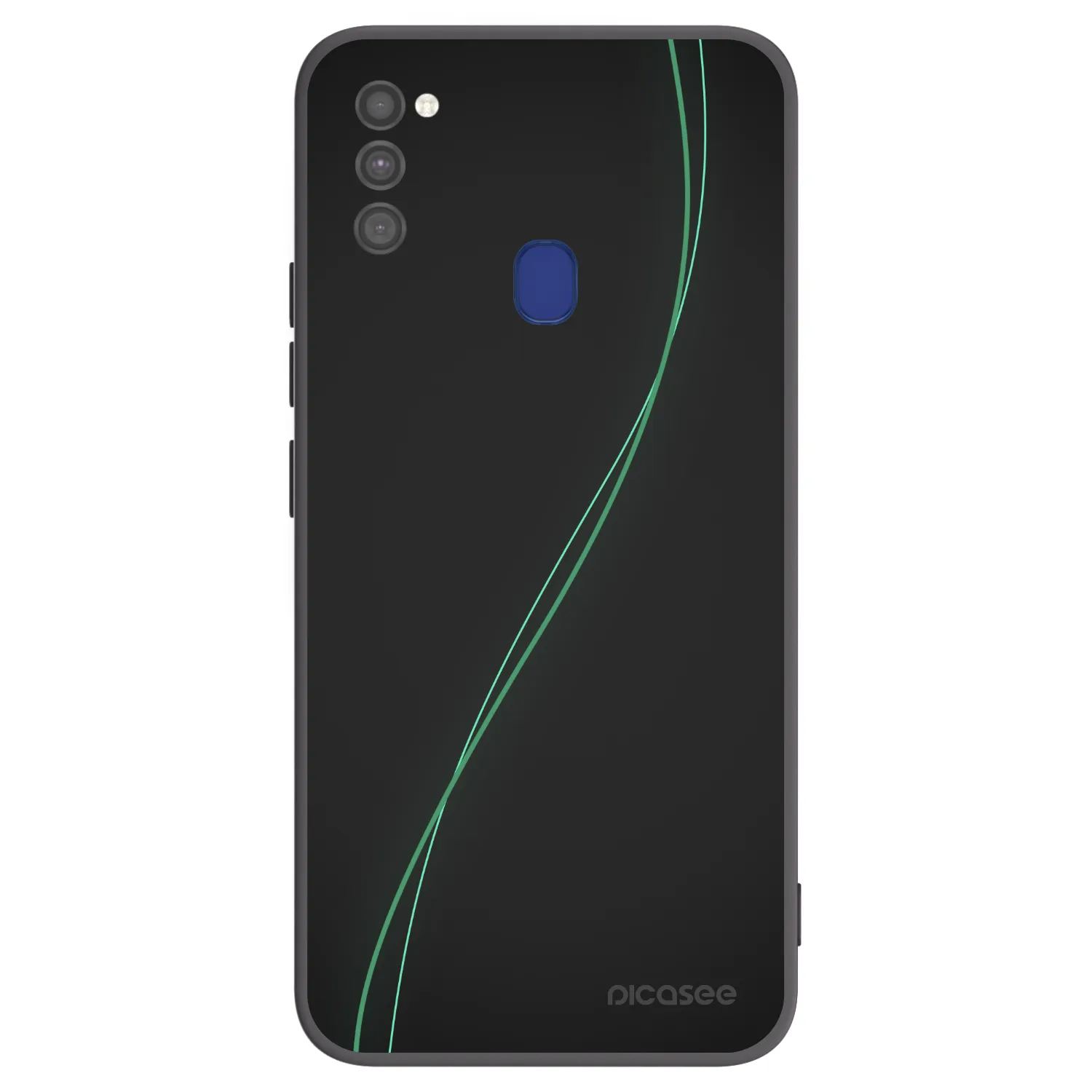 Picasee silikónový čierny obal pre Samsung Galaxy M21 M215F - Be Different