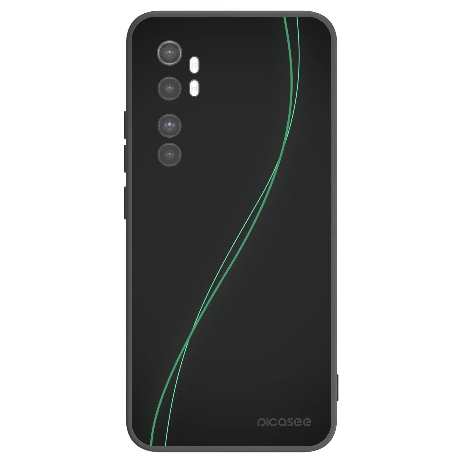 Picasee silikónový čierny obal pre Xiaomi Mi Note 10 Lite - Be Different
