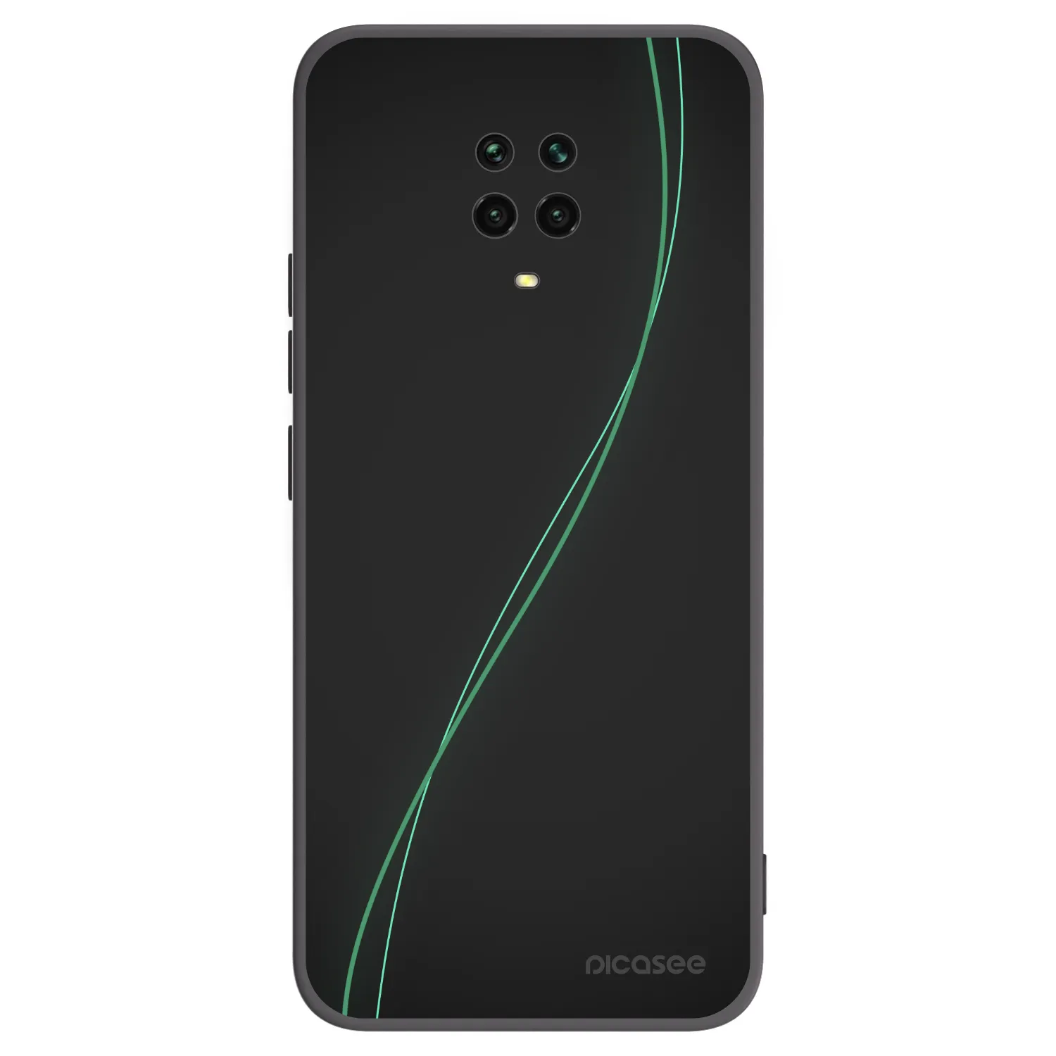 Picasee silikónový čierny obal pre Xiaomi Redmi Note 9S - Be Different