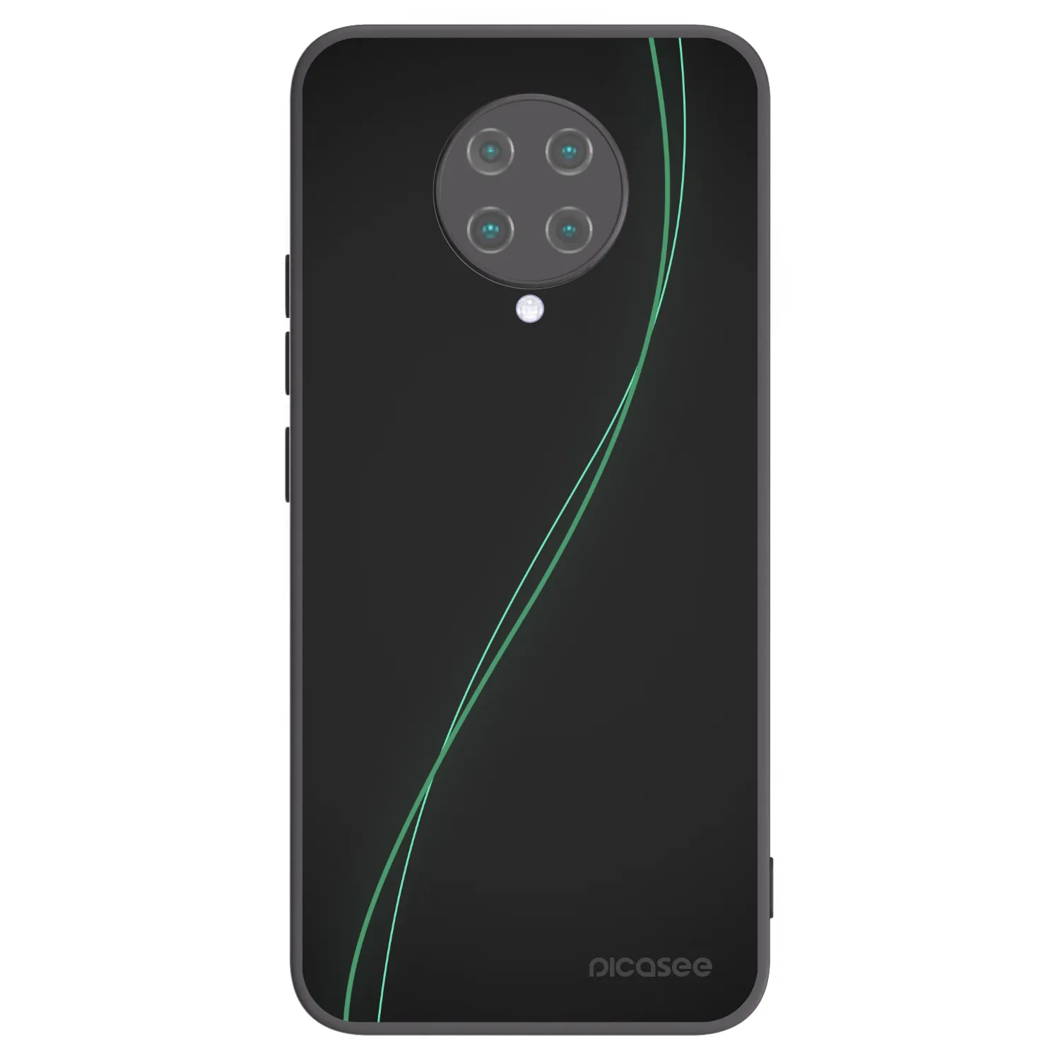 Picasee silikónový čierny obal pre Xiaomi Poco F2 Pro - Be Different