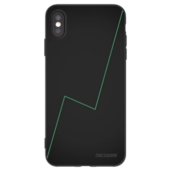 Picasee silikónový čierny obal pre Apple iPhone XS Max - Consistency