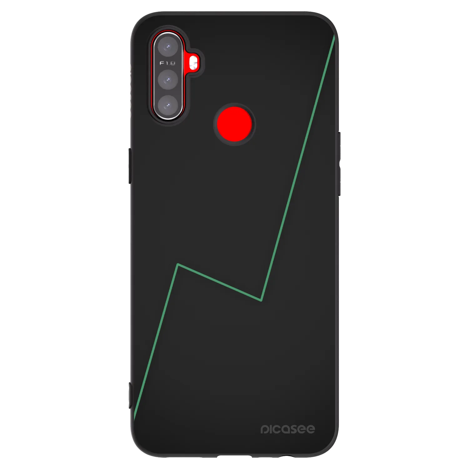 Picasee silikónový čierny obal pre Realme C3 - Consistency