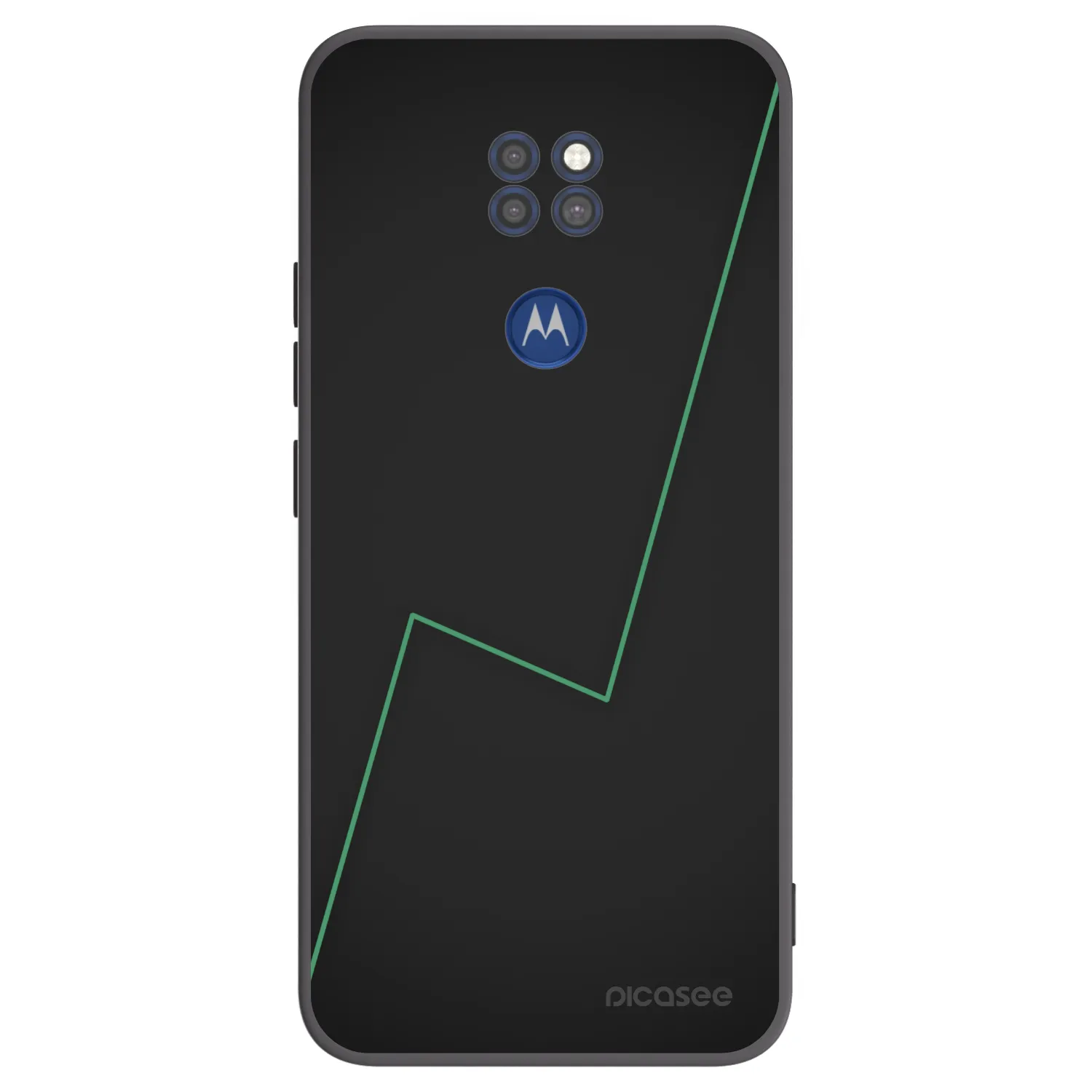 Picasee silikónový čierny obal pre Motorola Moto G9 Play - Consistency