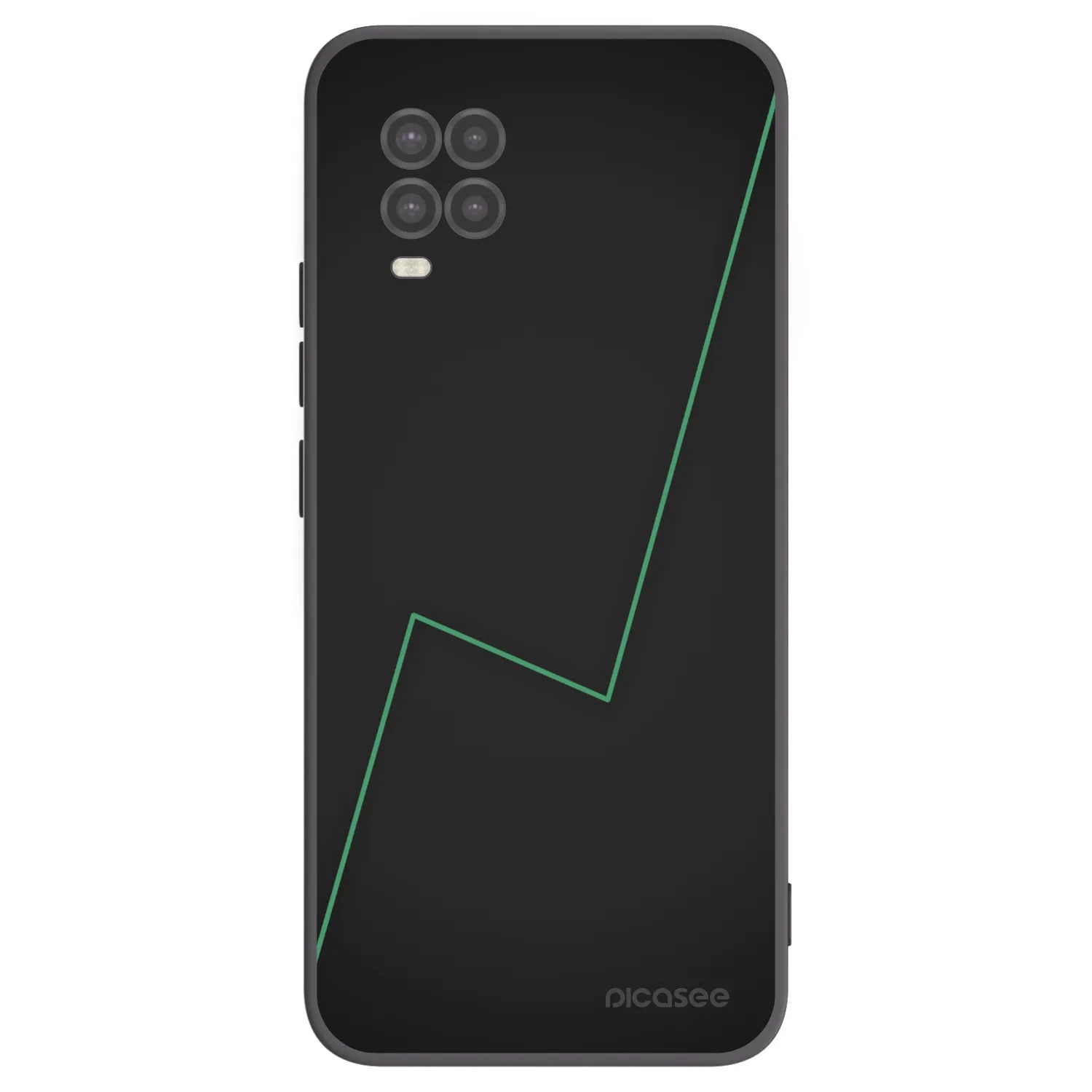 Picasee silikónový čierny obal pre Xiaomi Mi 10 Lite - Consistency