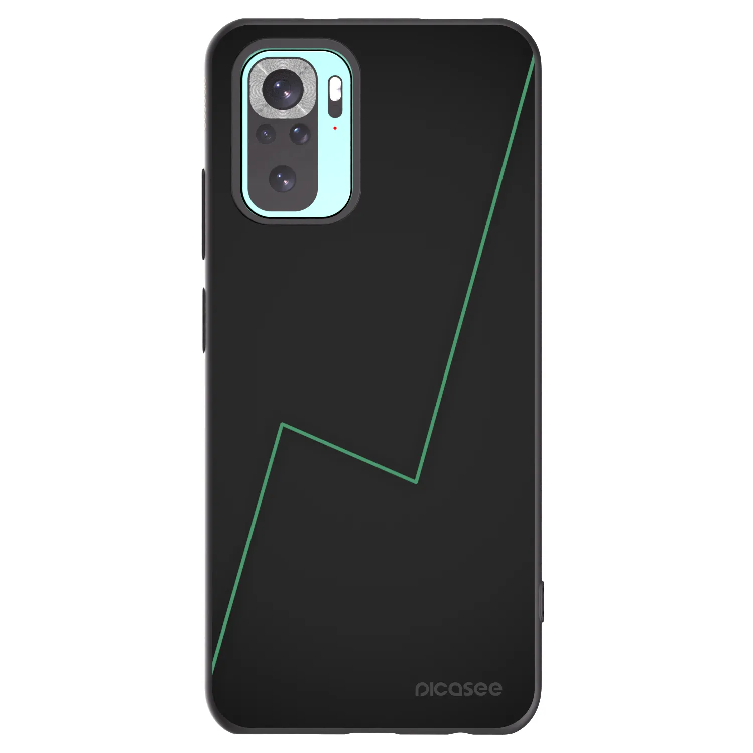 Picasee silikónový čierny obal pre Xiaomi Redmi Note 10 Pro - Consistency