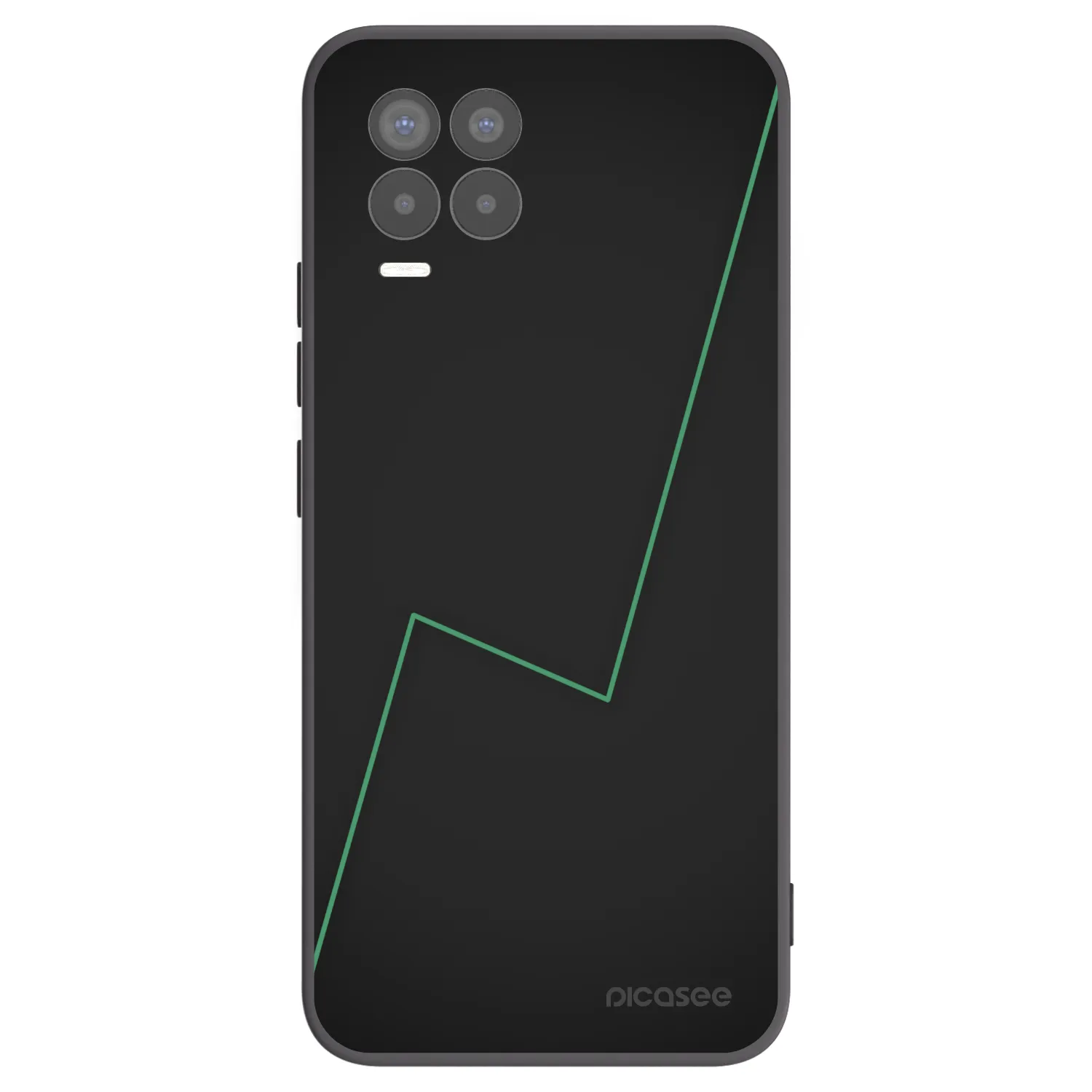Picasee silikónový čierny obal pre Realme 8 Pro - Consistency
