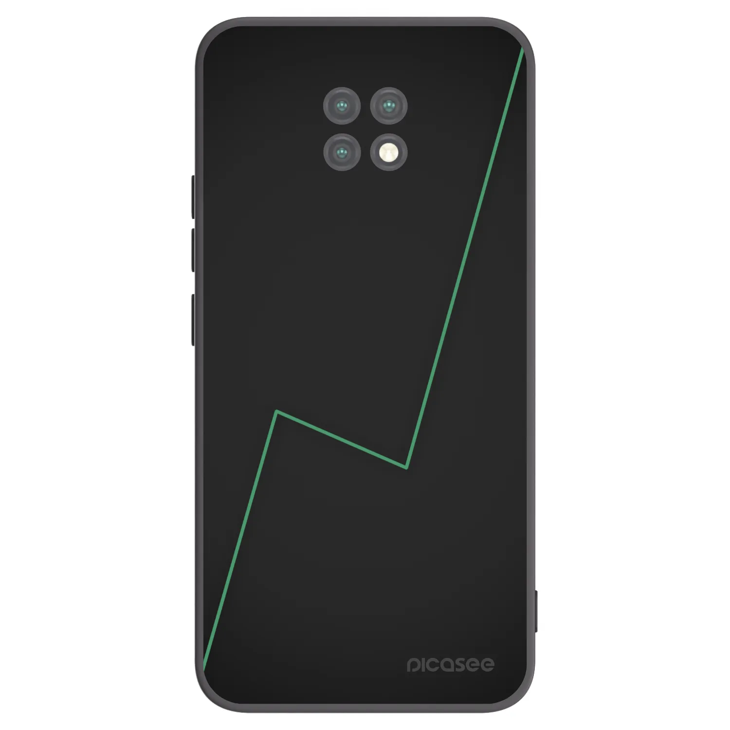 Picasee silikónový čierny obal pre Xiaomi Redmi Note 9T - Consistency