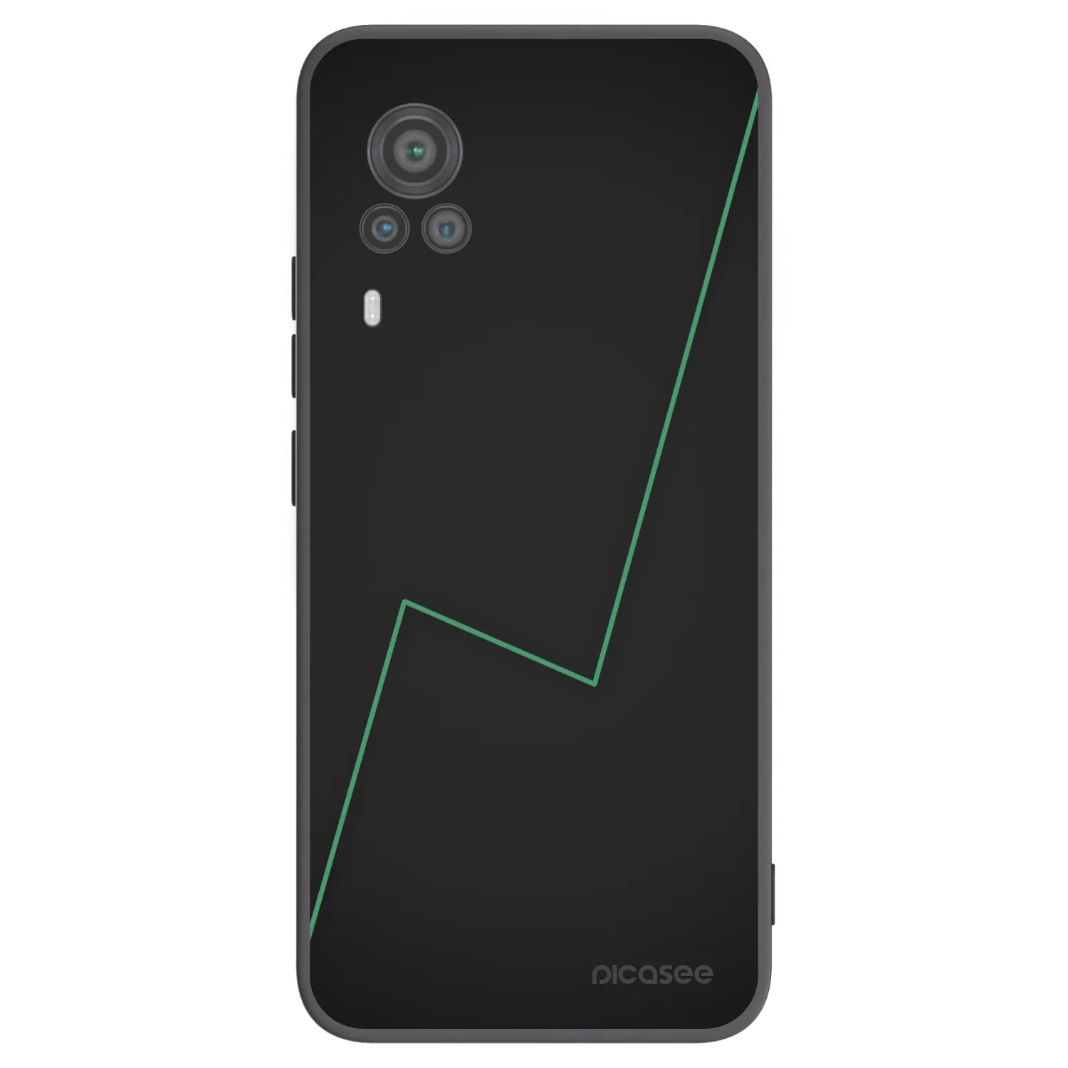 Picasee silikónový čierny obal pre Vivo X60 Pro 5G - Consistency