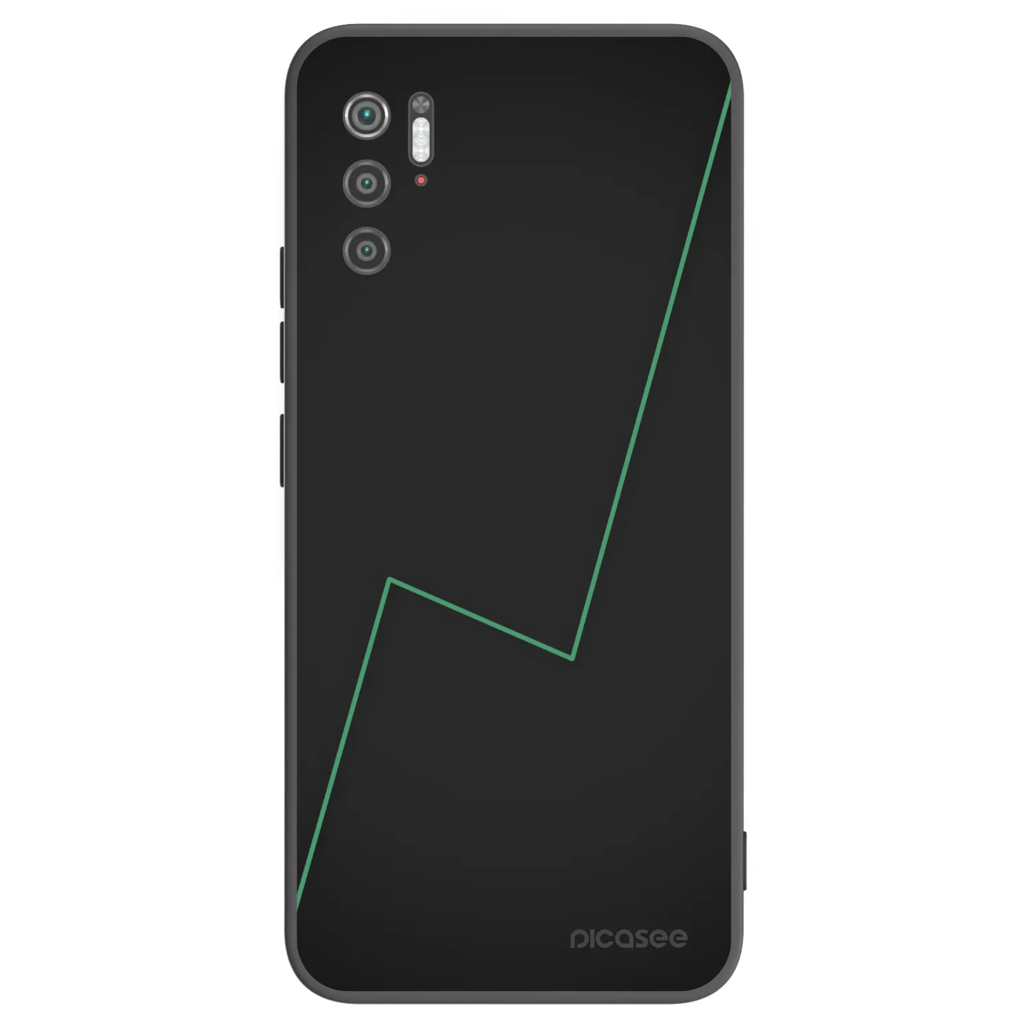 Picasee silikónový čierny obal pre Xiaomi Poco M3 Pro 5G - Consistency