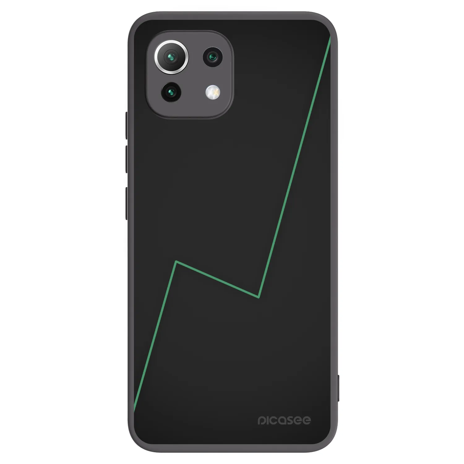 Picasee silikónový čierny obal pre Xiaomi 11 Lite 5G NE - Consistency